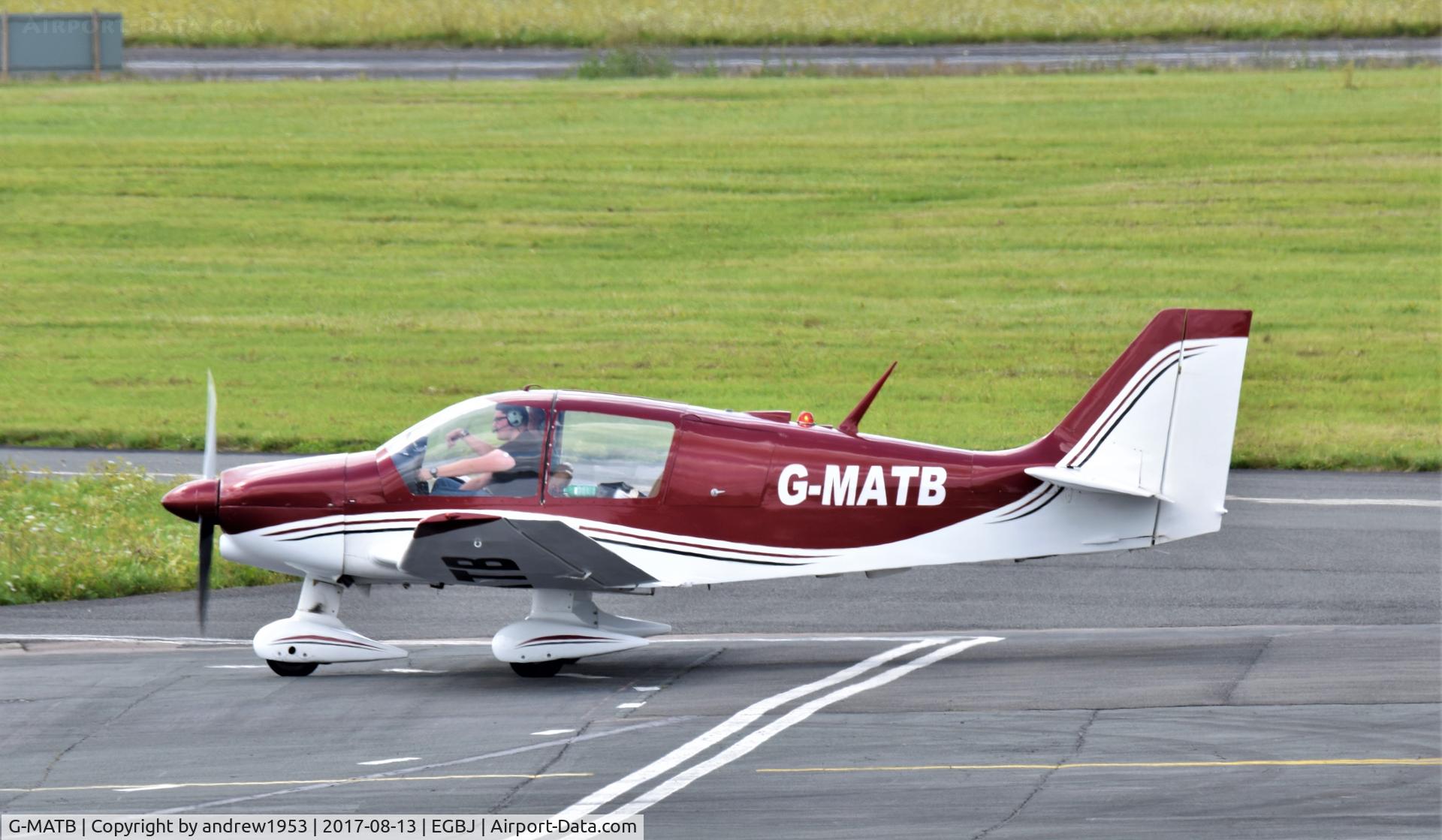 G-MATB, 1972 Robin DR-400-160 Chevalier C/N 735, G-MATB at Gloucestershire Airport.