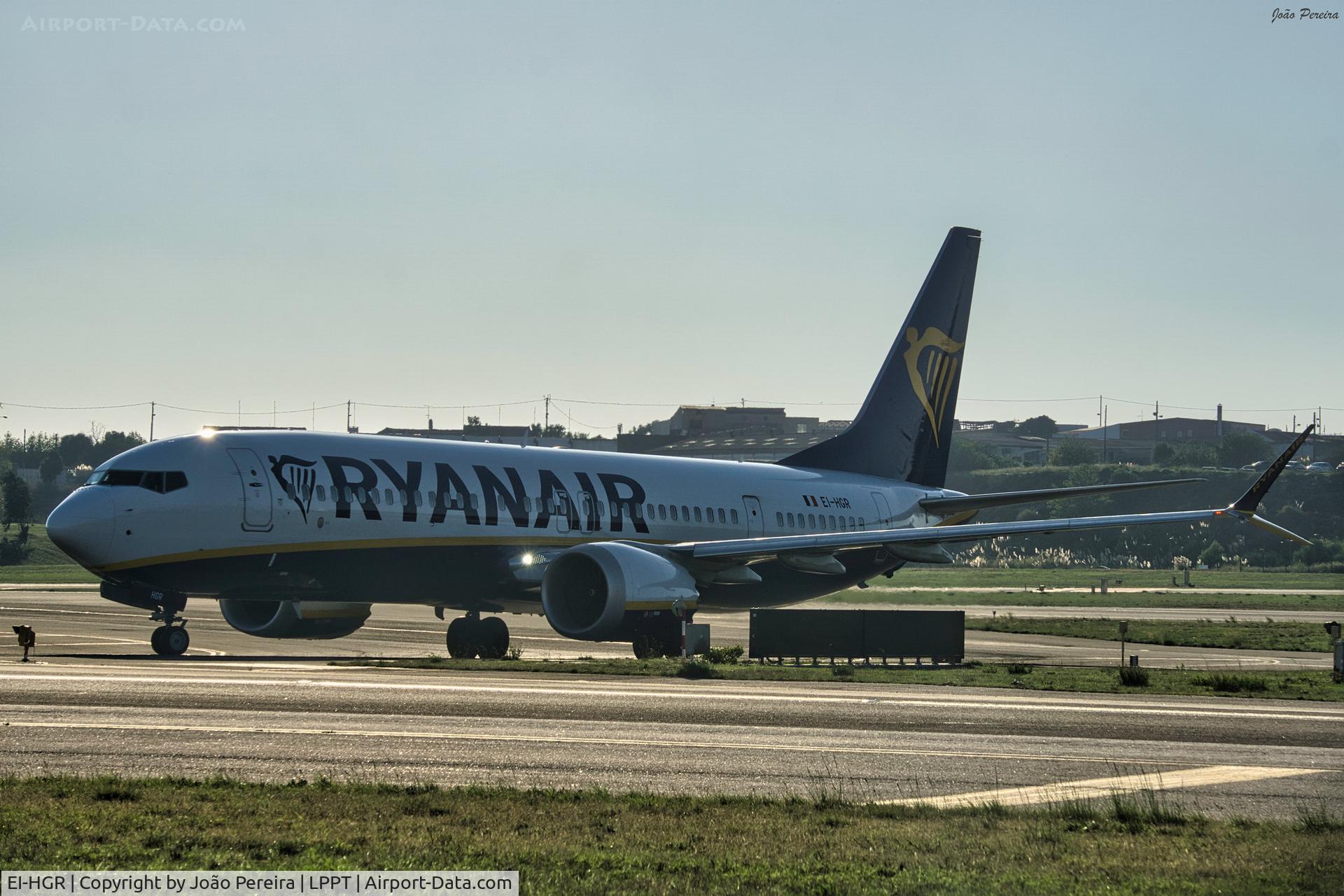 EI-HGR, 2021 Boeing 737-8200 C/N 65881, Ryanair B738MAX at LPPT
