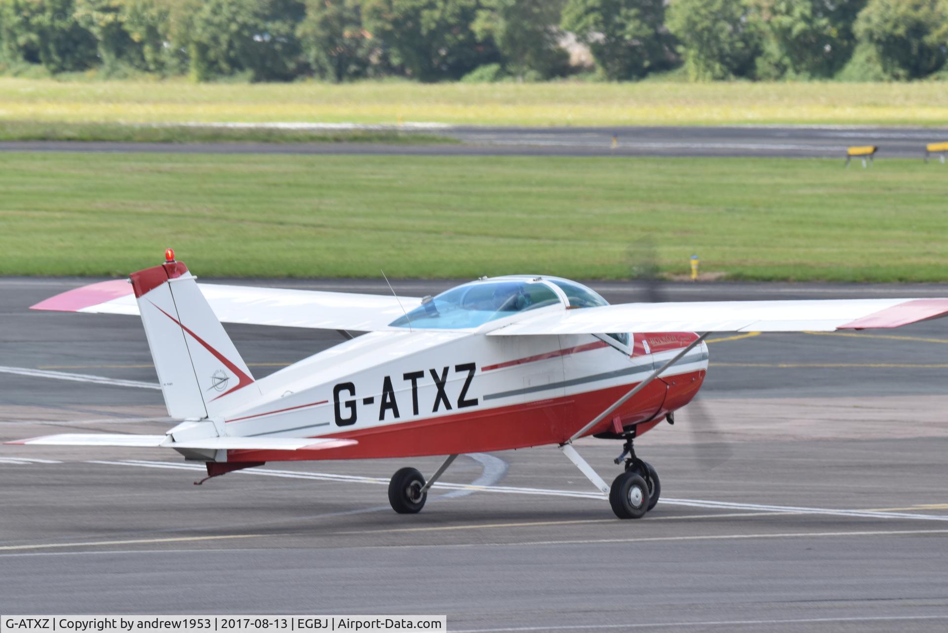 G-ATXZ, 1966 Bolkow Bo-208C Junior C/N 624, G-ATXZ at Gloucestershire Airport.