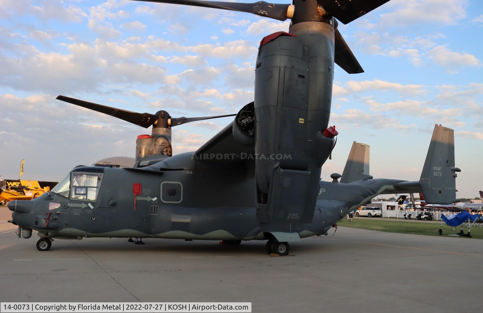 14-0073, 2014 Bell Boeing CV-22B Osprey C/N D1054, OSH 2022