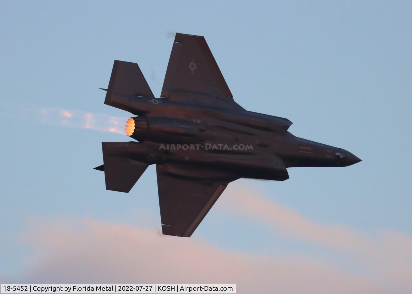 18-5452, Lockheed Martin F-35A Lightning II C/N AF-280, OSH 2022