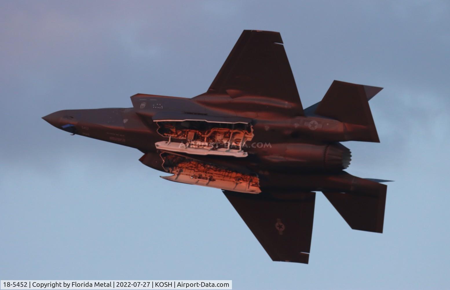 18-5452, Lockheed Martin F-35A Lightning II C/N AF-280, OSH 2022