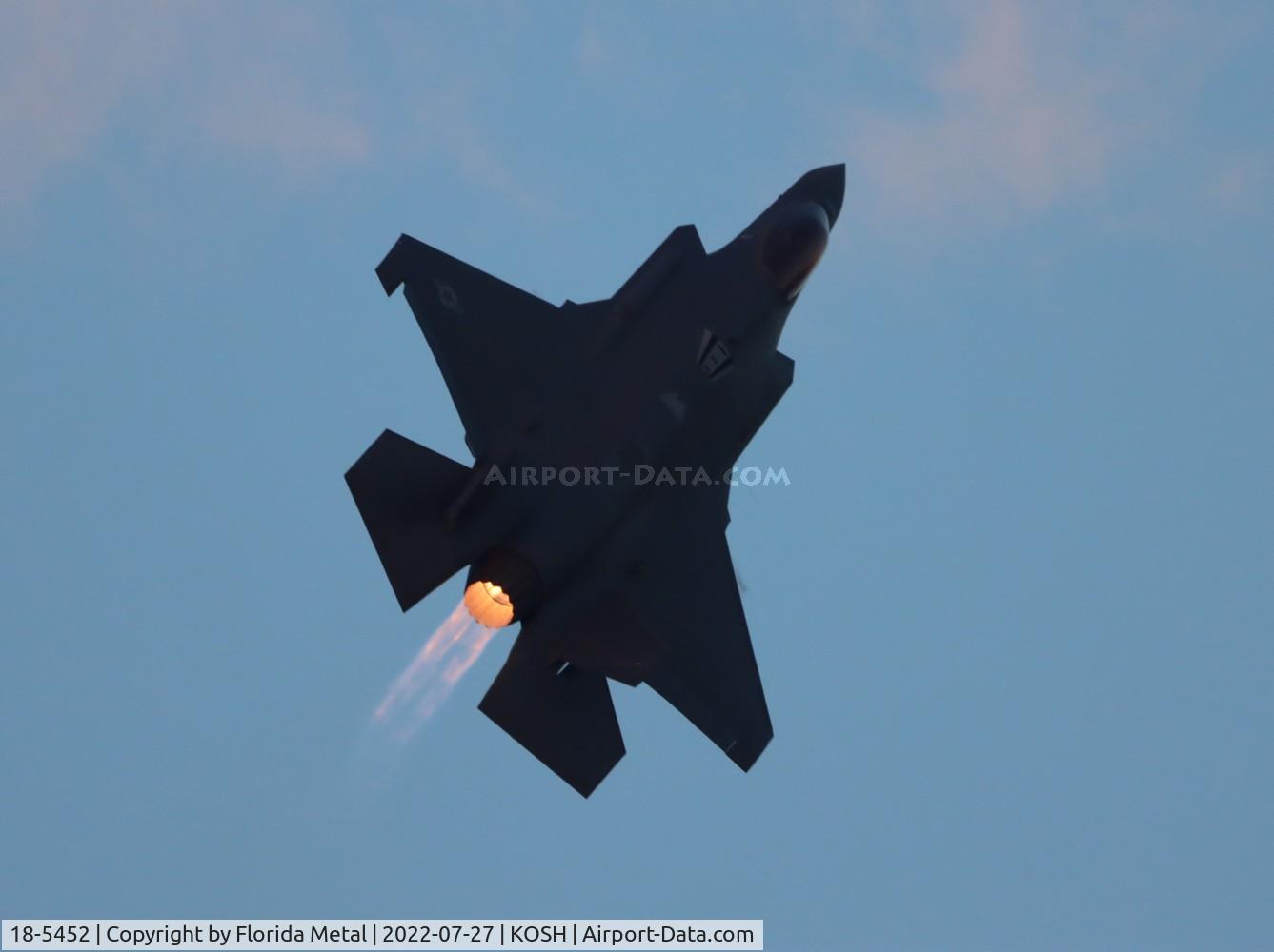 18-5452, Lockheed Martin F-35A Lightning II C/N AF-280, OSH 2022