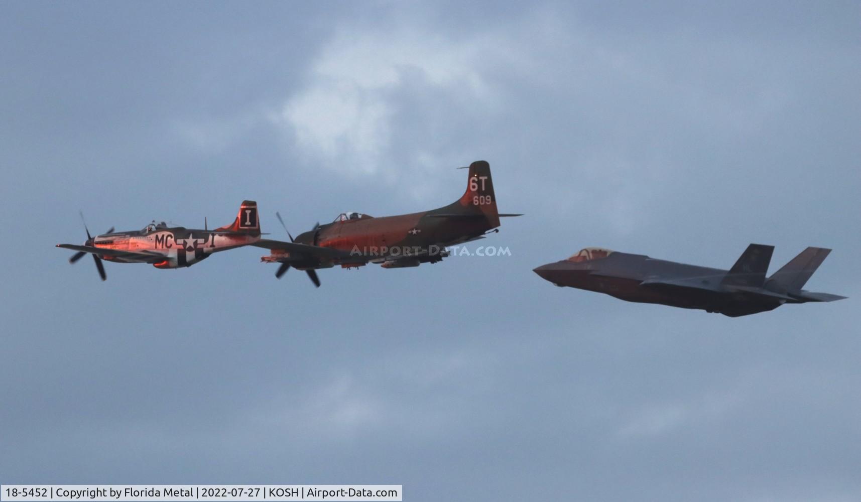 18-5452, Lockheed Martin F-35A Lightning II C/N AF-280, OSH 2022