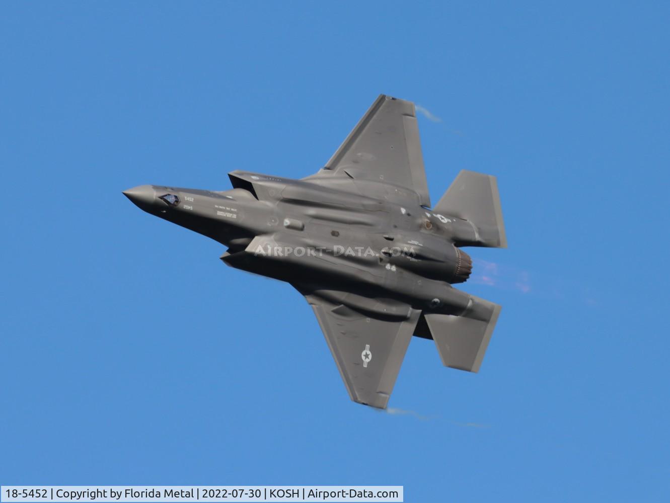 18-5452, Lockheed Martin F-35A Lightning II C/N AF-280, OSH 2022
