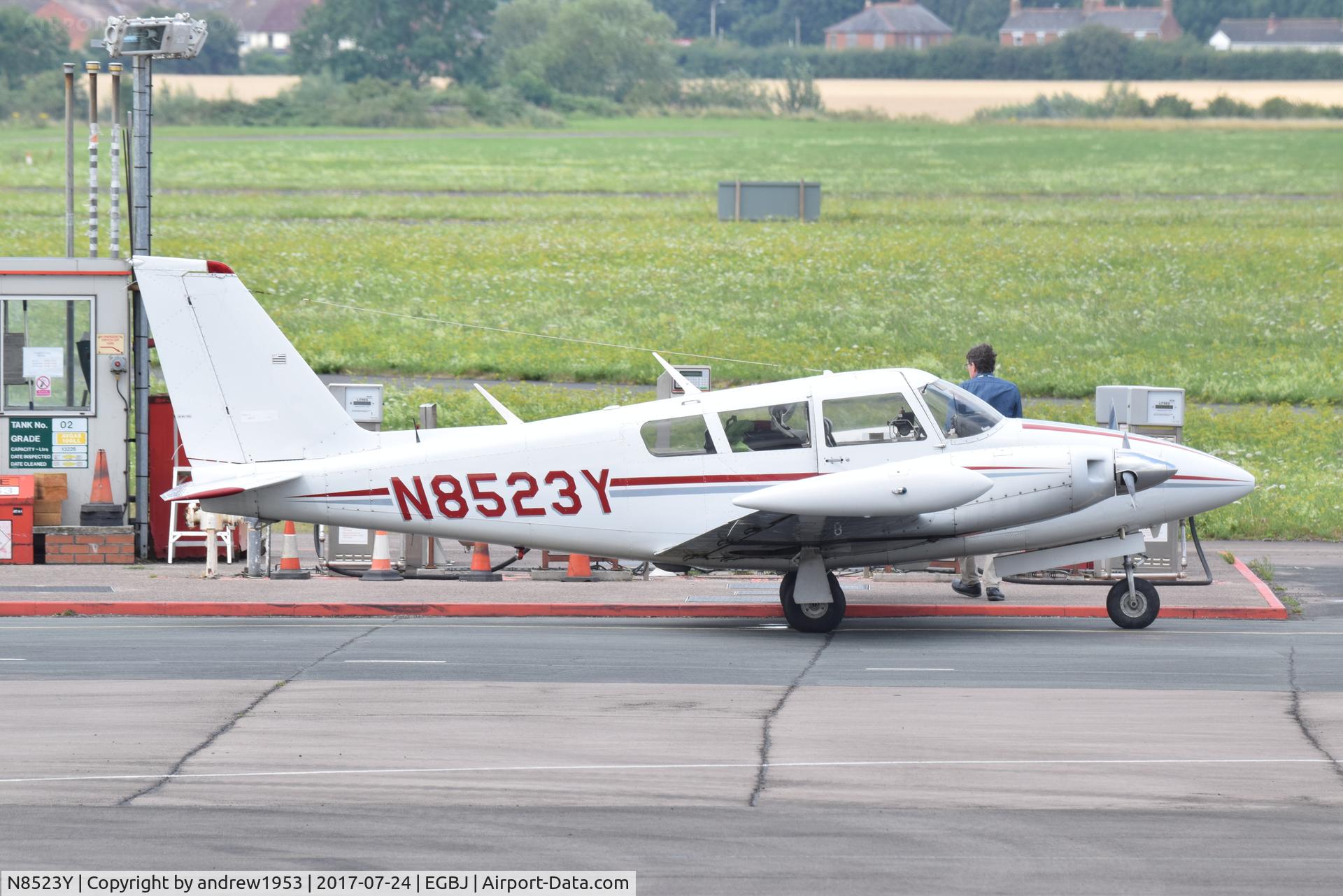 N8523Y, 1968 Piper PA-30-160 Twin Comanche Twin Comanche C/N 30-1684, N8523Y at Gloucestershire Airport.