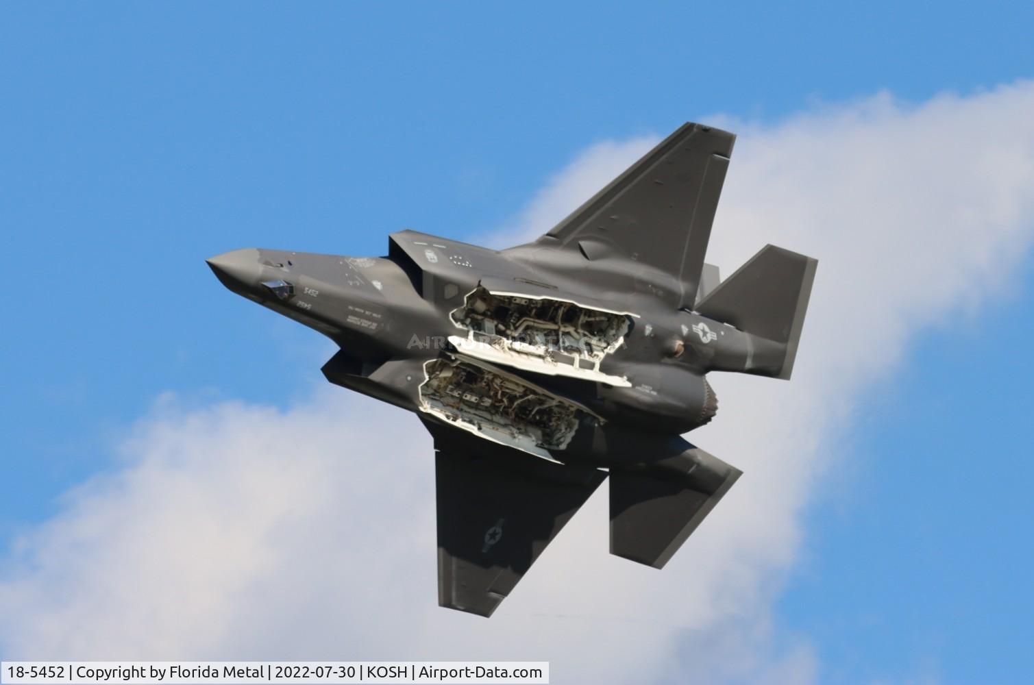 18-5452, Lockheed Martin F-35A Lightning II C/N AF-280, OSH 2022