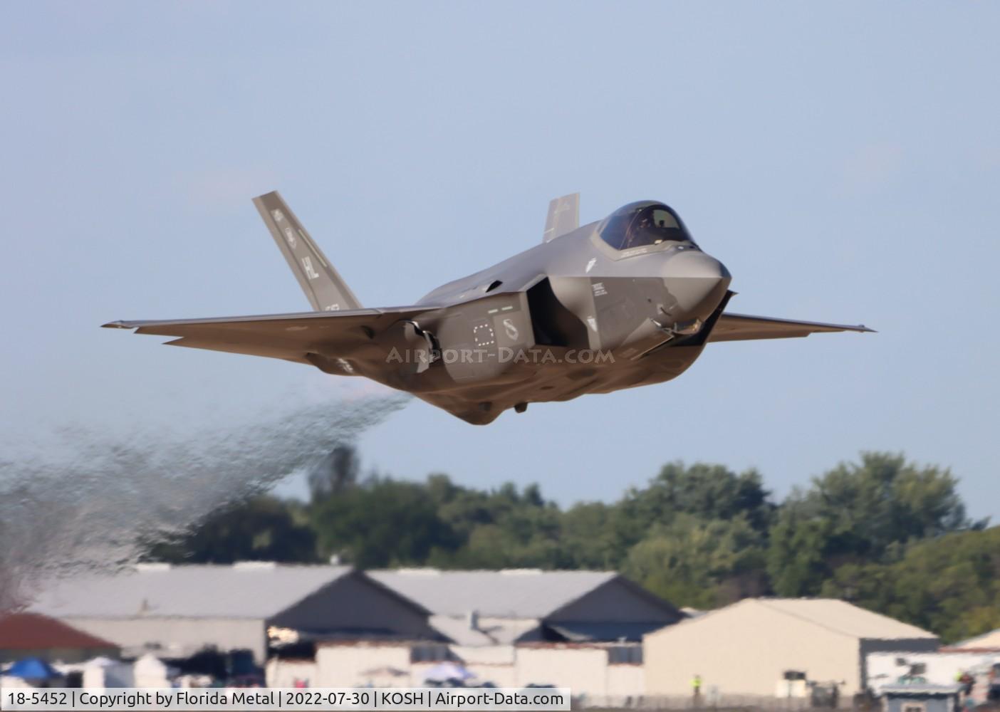 18-5452, Lockheed Martin F-35A Lightning II C/N AF-280, OSH 2022