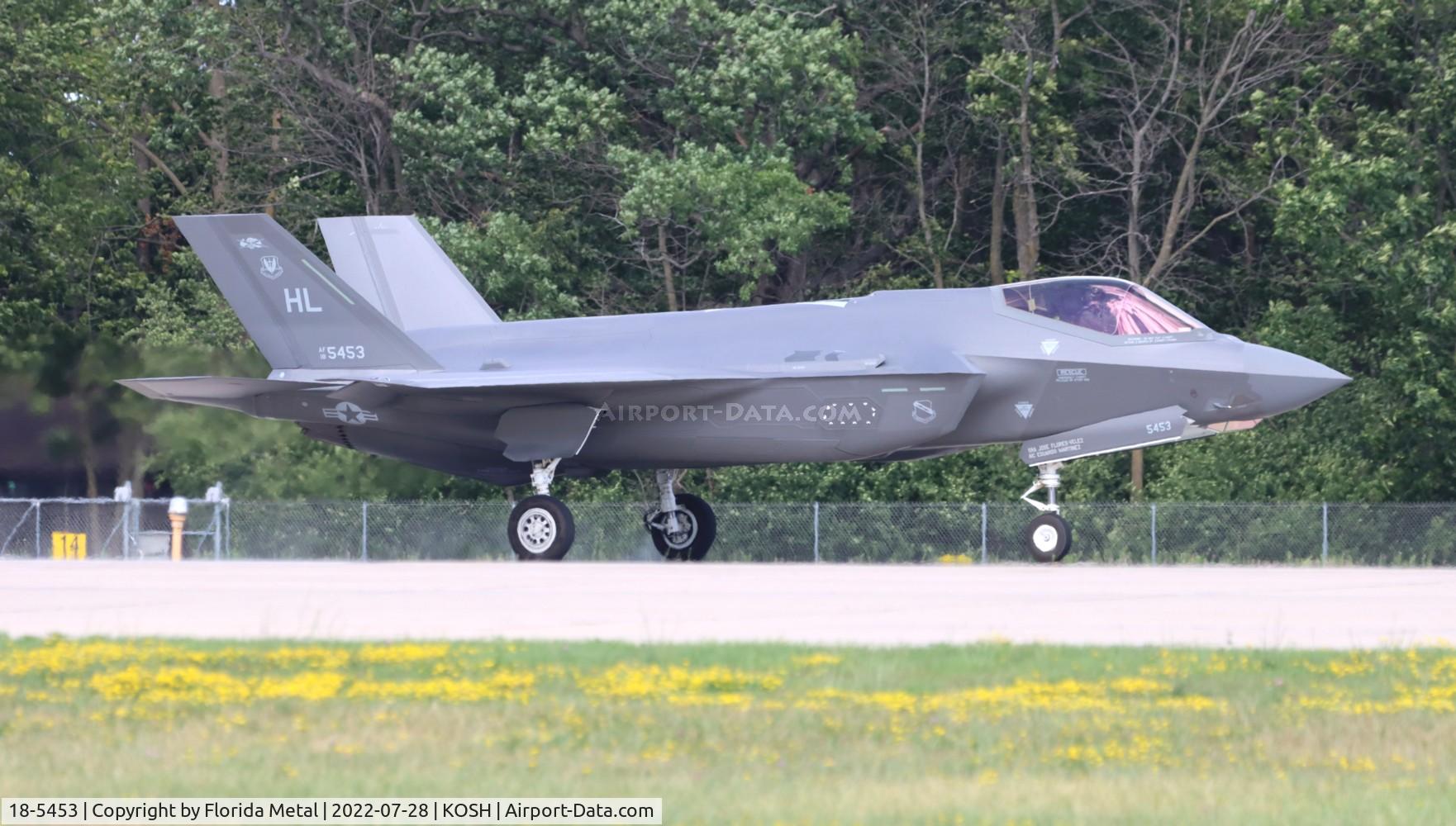 18-5453, 2021 Lockheed Martin F-35A Lighting II C/N AF-281, OSH 2022