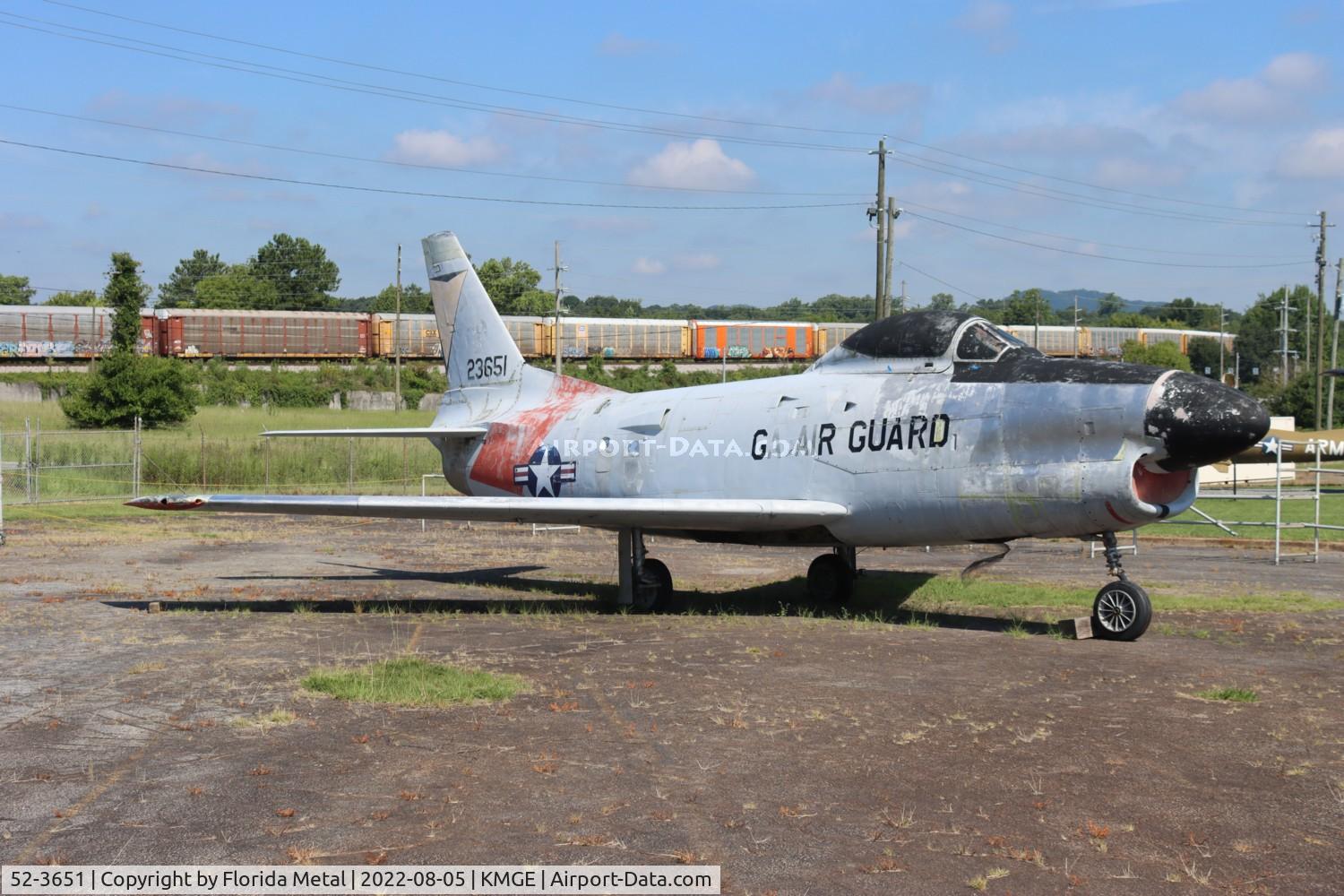 52-3651, 1952 North American F-86L Sabre C/N 190-54, Dobbins 2022