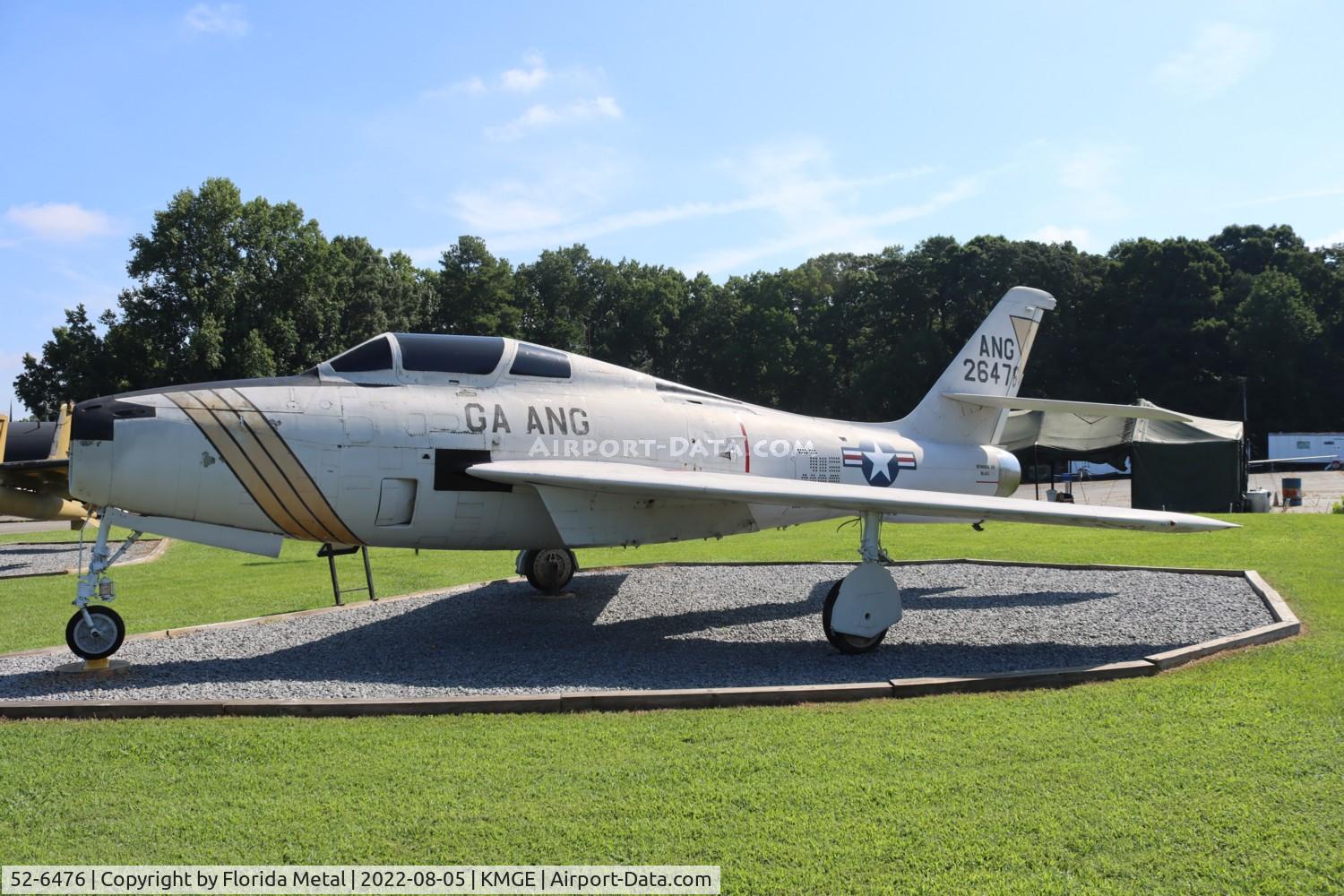 52-6476, 1952 Republic F-84F Thunderstreak C/N Not found 52-6476, Dobbins 2022