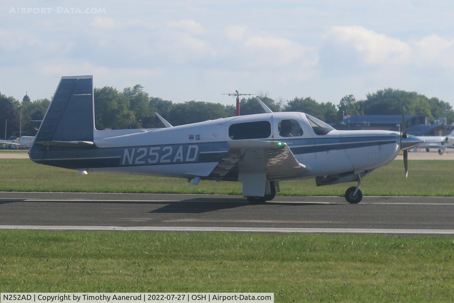 N252AD, Mooney M20K C/N 25-1109, Mooney M20K, c/n: 25-1109, AirVenture 2022