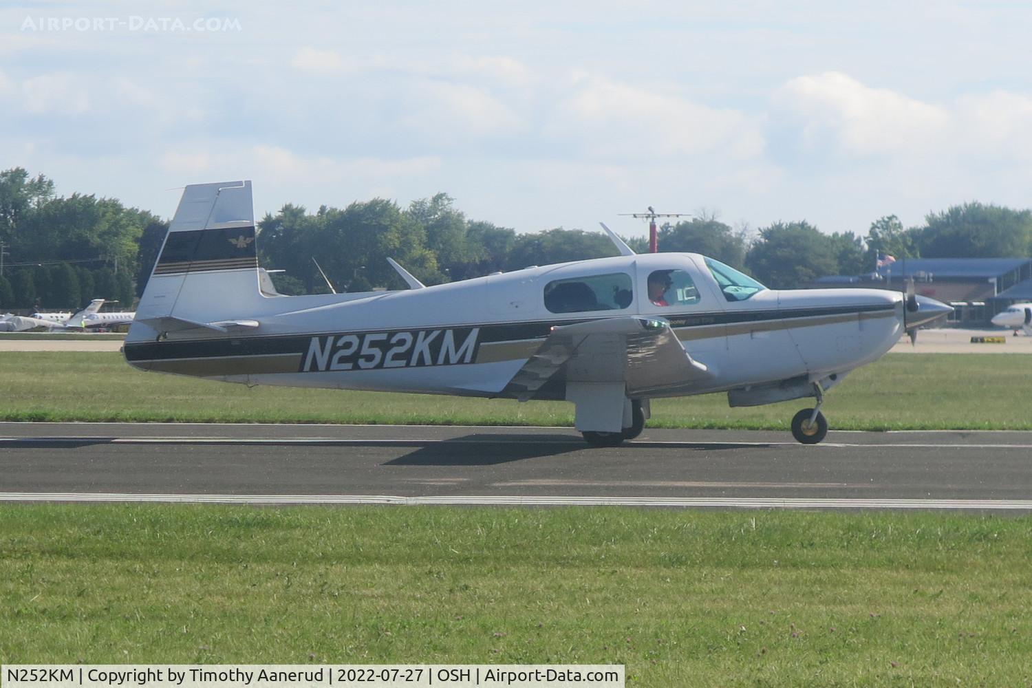 N252KM, Mooney M20K C/N 25-1032, Mooney M20K, c/n: 25-1032, AirVenture 2022