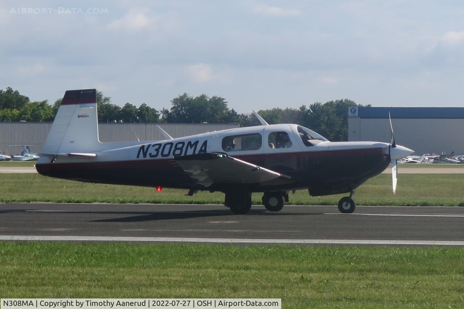 N308MA, 1997 Mooney M20K C/N 25-2008, 1997 Mooney M20K, c/n: 25-2008, AirVenture 2022