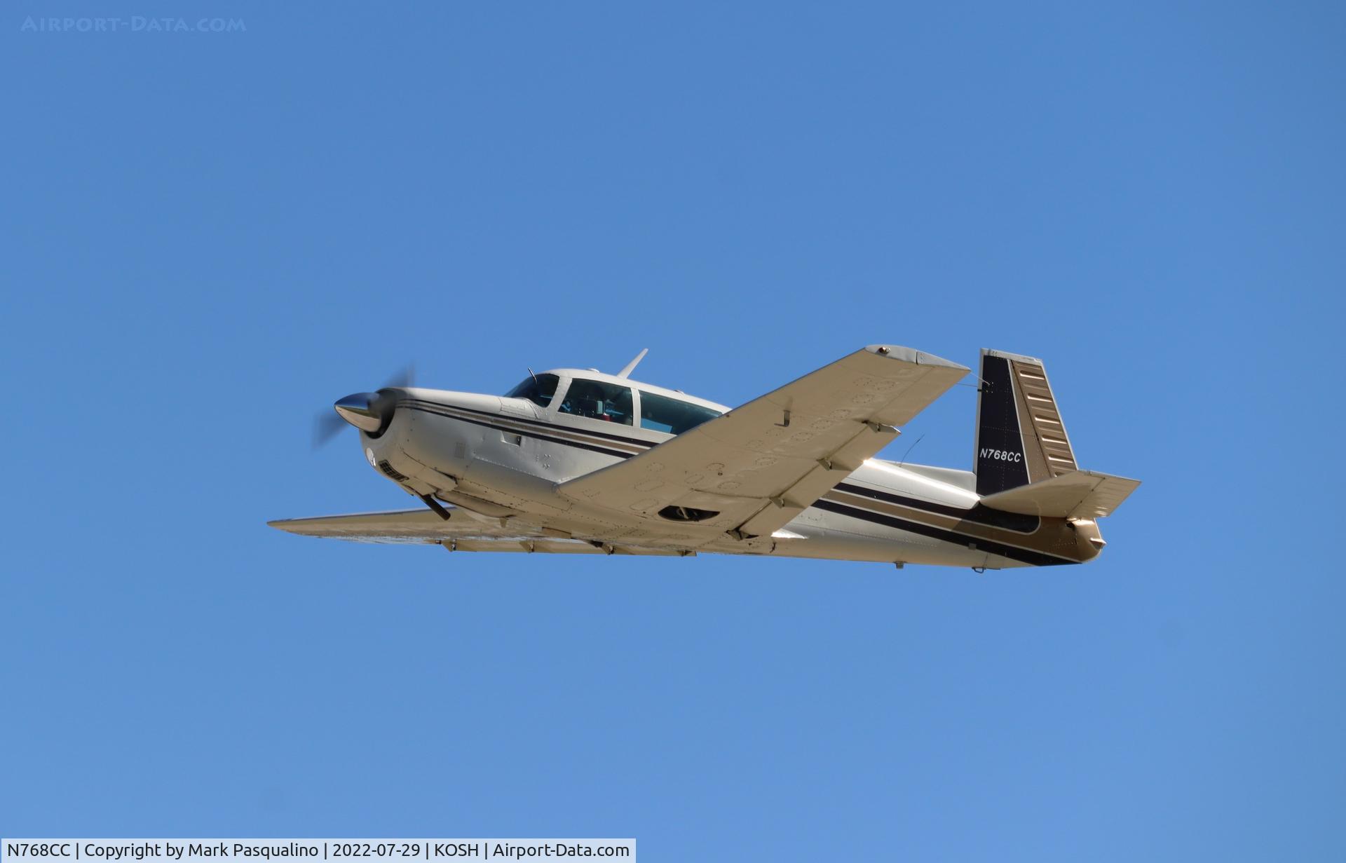 N768CC, 1976 Mooney M20F Executive C/N 22-1352, Mooney M20F
