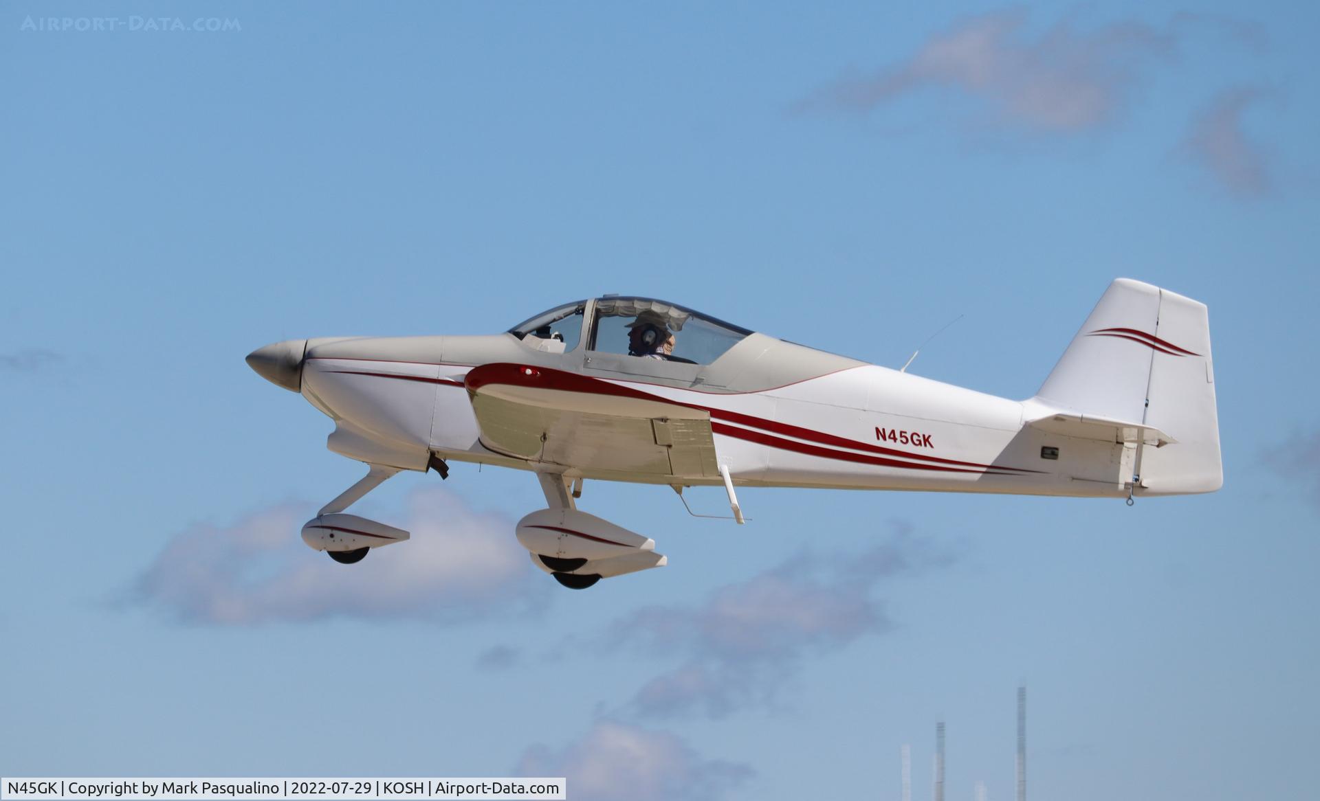 N45GK, 2001 Vans RV-6A C/N 24104, Vans RV-6A
