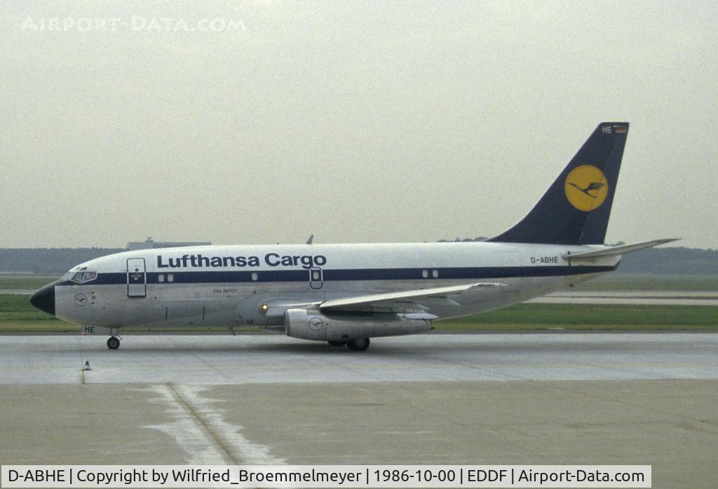 D-ABHE, 1971 Boeing 737-230C C/N 20258, SCAN of Fuji Slide - Lufthansa Cargo