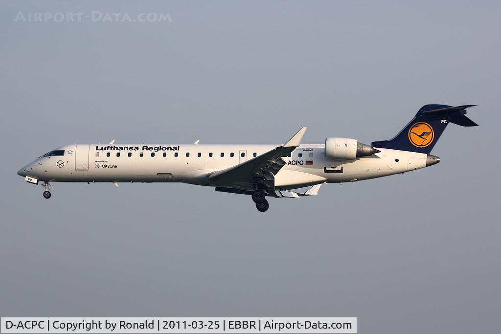 D-ACPC, 2001 Canadair CRJ-701ER (CL-600-2C10) Regional Jet C/N 10014, at bru