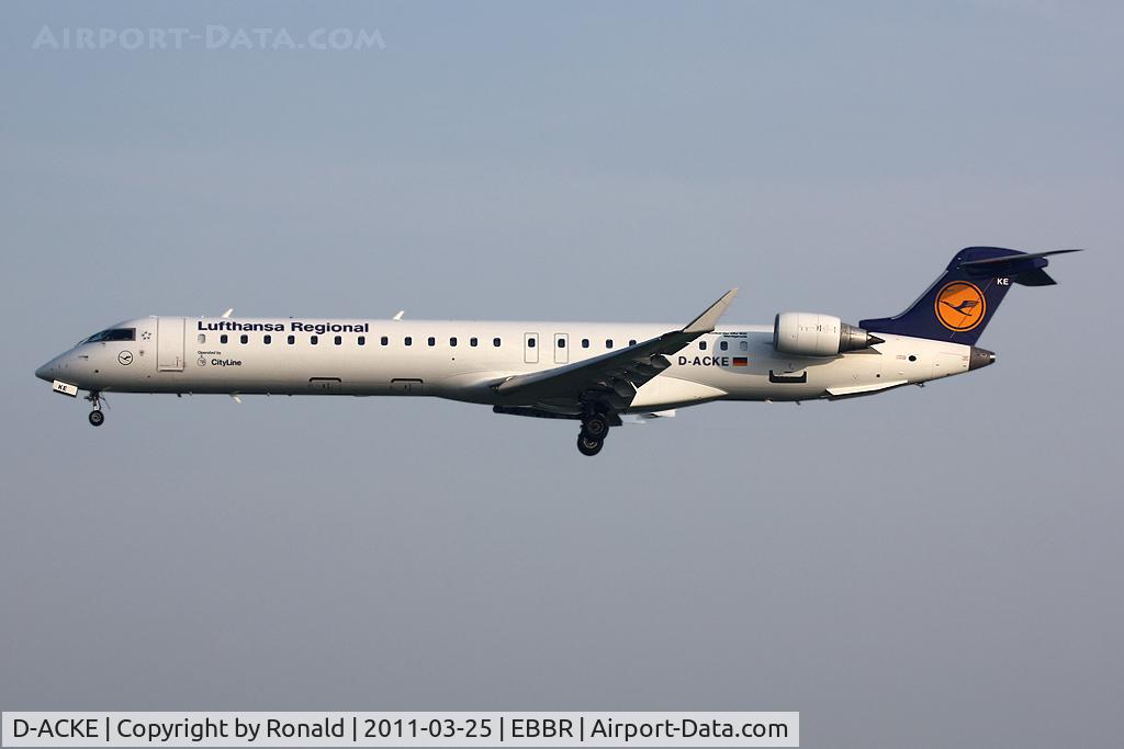 D-ACKE, 2006 Bombardier CRJ-900LR (CL-600-2D24) C/N 15081, at bru