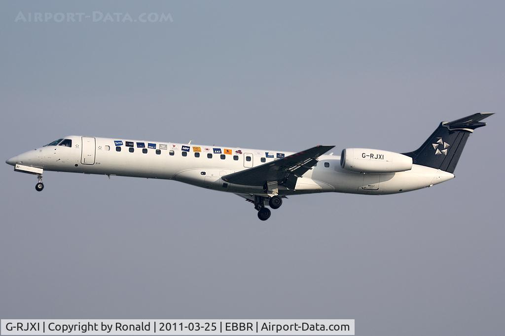 G-RJXI, 2001 Embraer EMB-145EP (ERJ-145EP) C/N 145454, at bru
