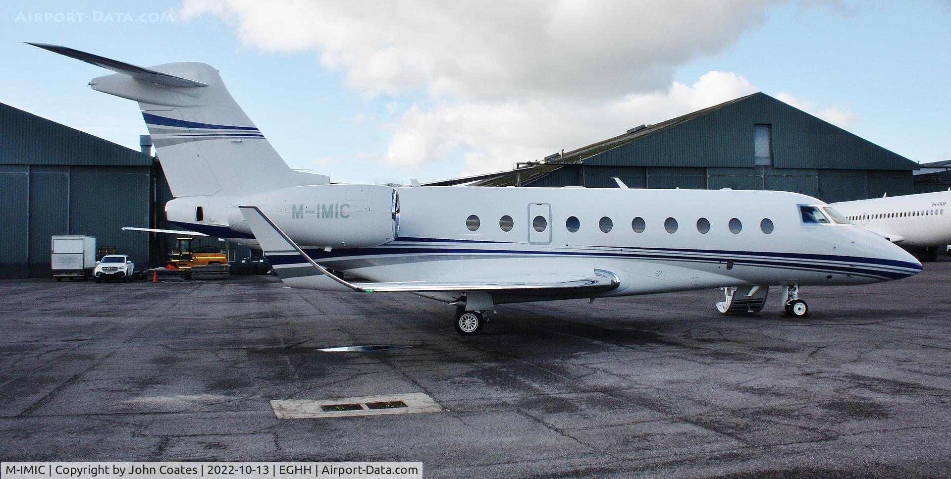 M-IMIC, Israel Aircraft Industries Gulfstream G280 C/N 2003, At Thurston Avn.
