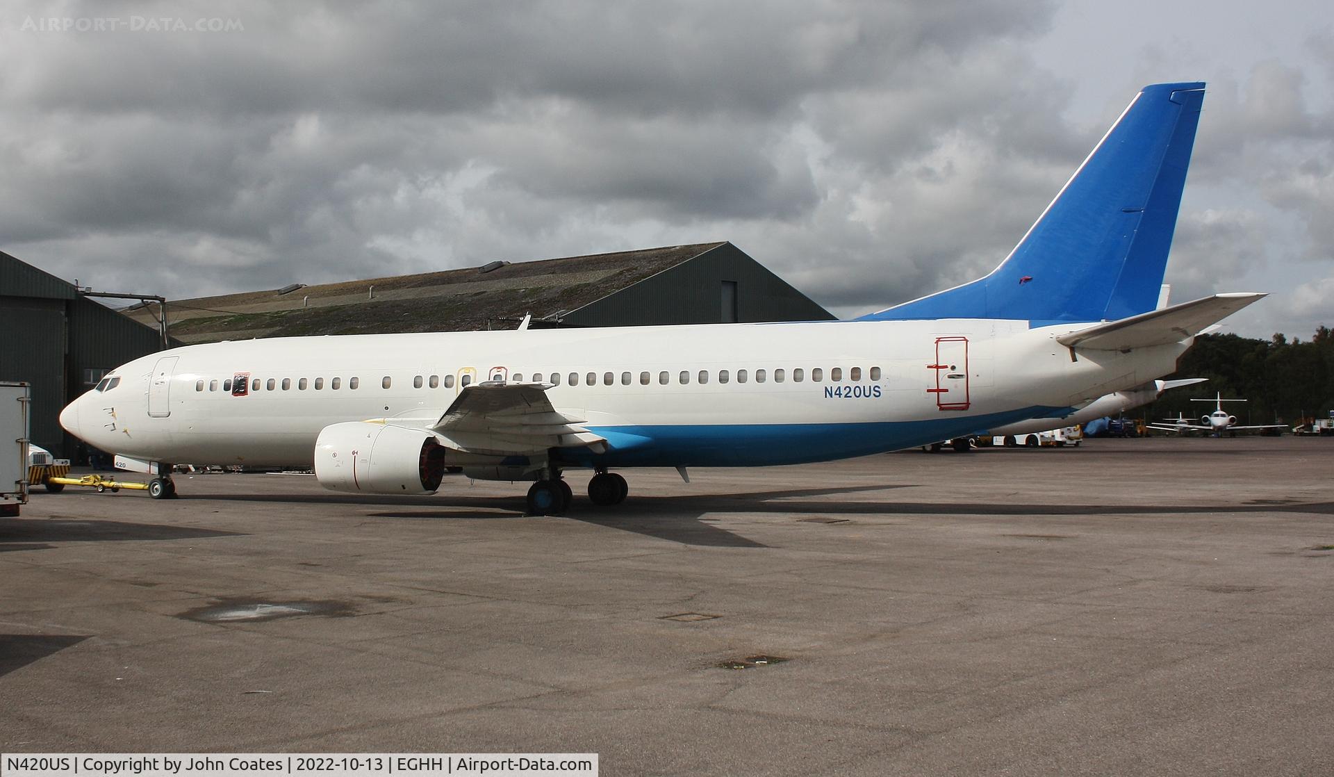 N420US, 1989 Boeing 737-401 C/N 23987, At European Avn.