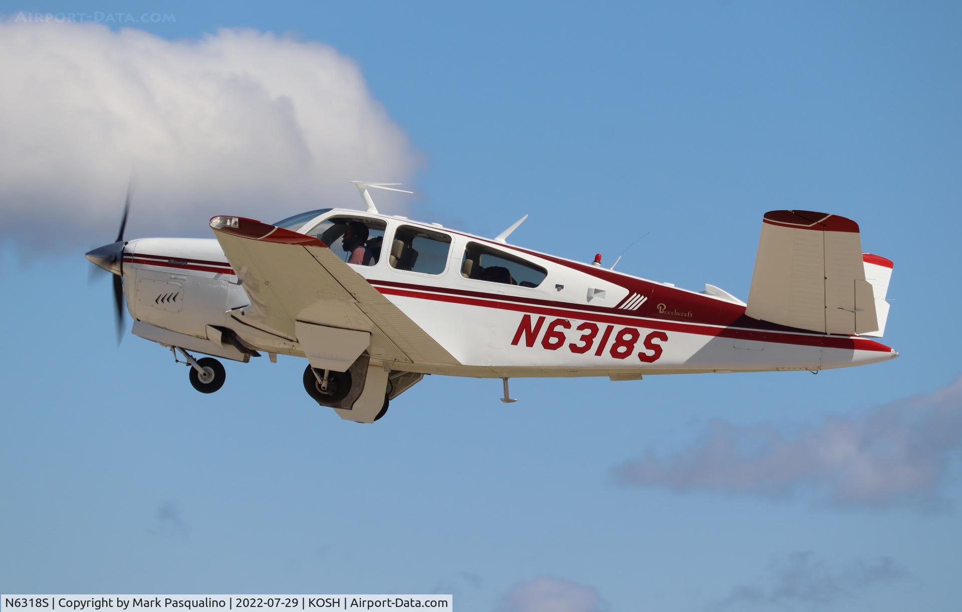 N6318S, 1975 Beech V35B Bonanza C/N D-9829, Beech V35B