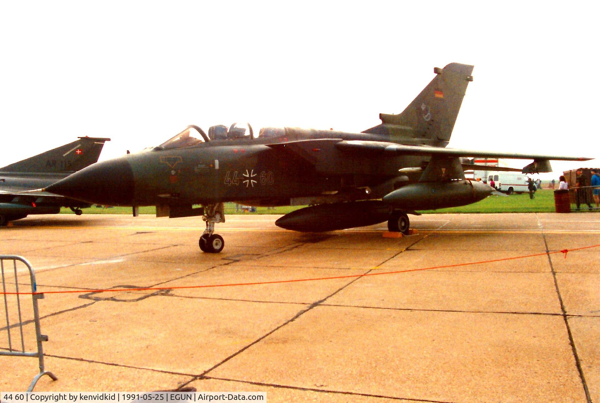 44 60, Panavia Tornado IDS C/N 404/GS117/4160, At the 1991 Mildenhall Air Fete. Scanned from print.