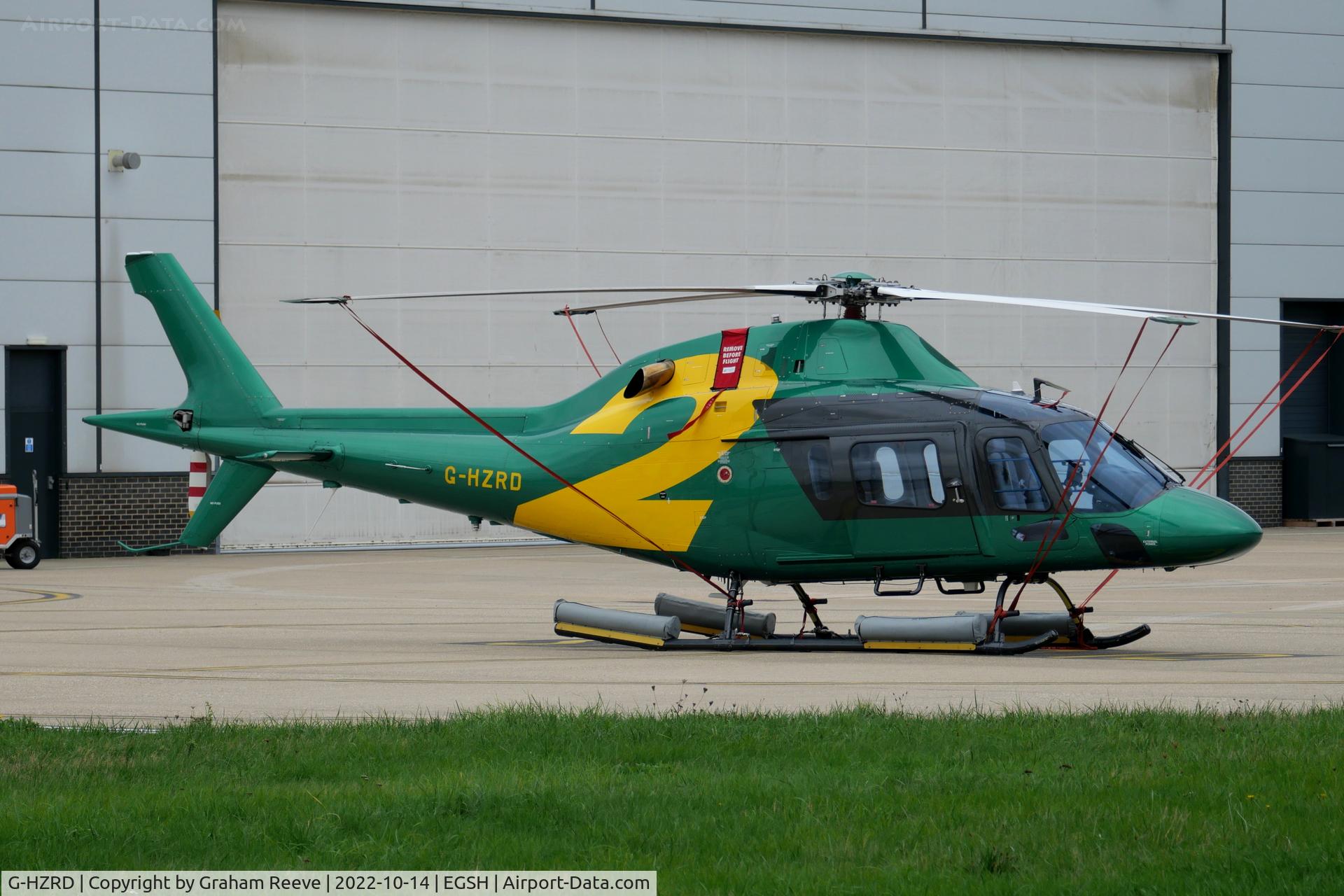G-HZRD, 2020 AgustaWestland AW-119 MKII Koala Koala C/N 14961, Parked at Norwich.