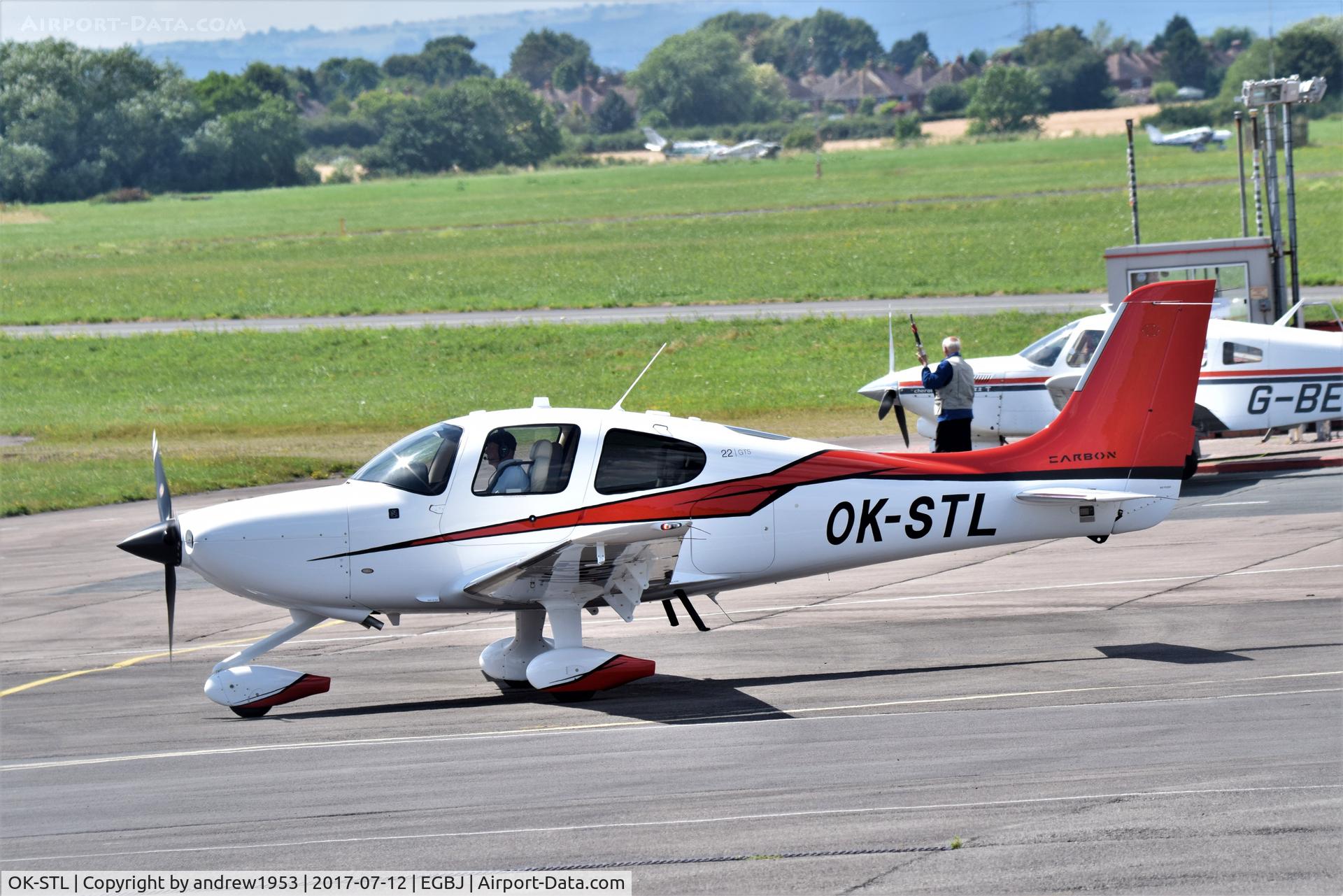 OK-STL, 2015 Cirrus SR22 C/N 4187, OK-STL at Gloucestershire Airport.