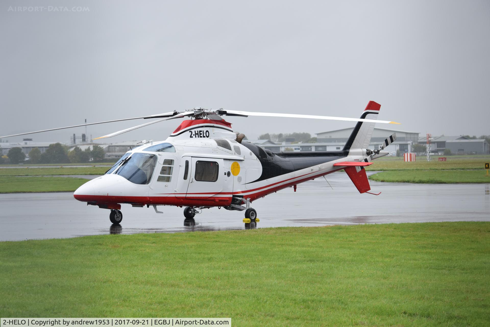 2-HELO, 1995 Agusta A-109C C/N 7630, 2-HELO at Gloucestershire Airport.