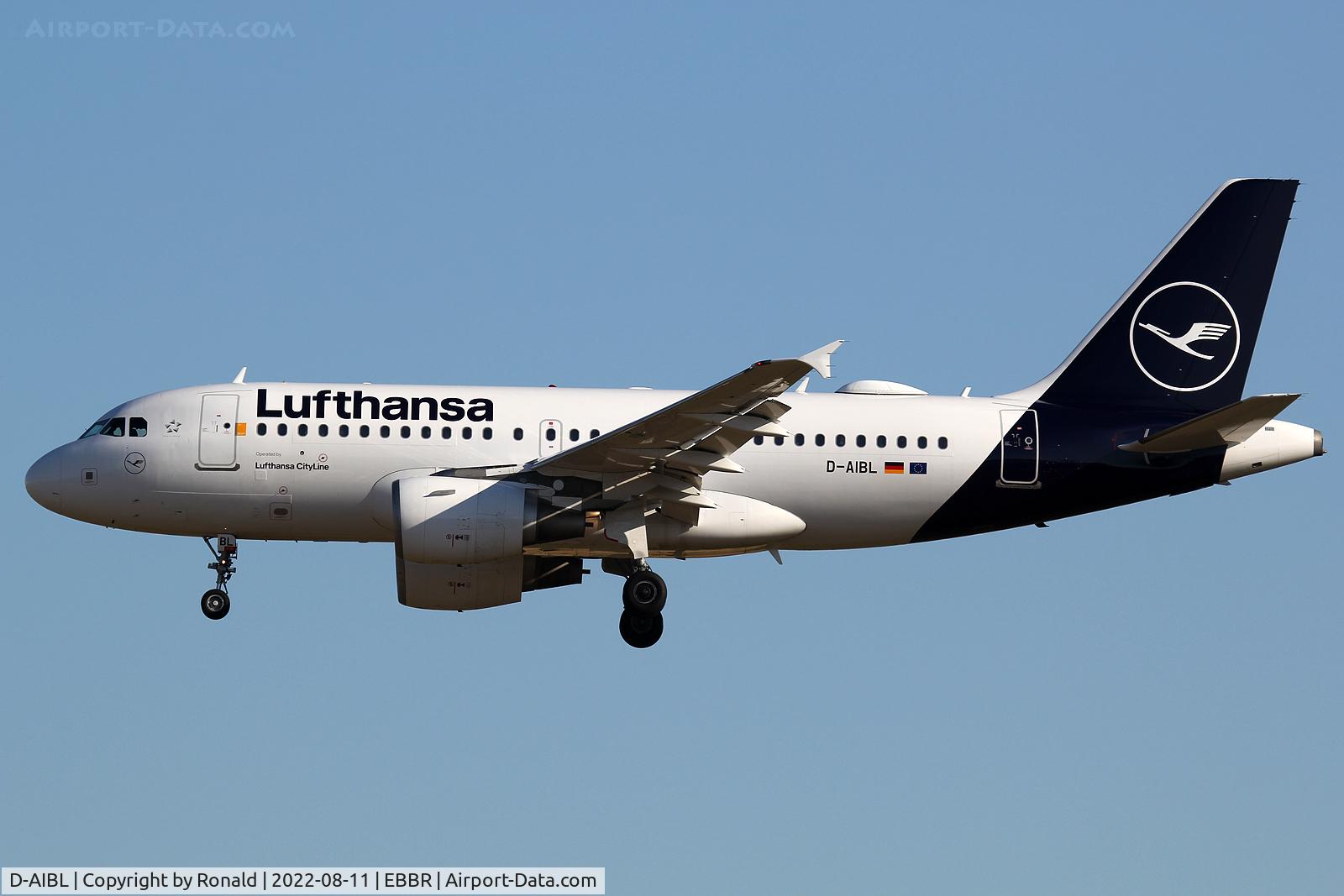 D-AIBL, 2004 Airbus A319-112 C/N 2174, at bru