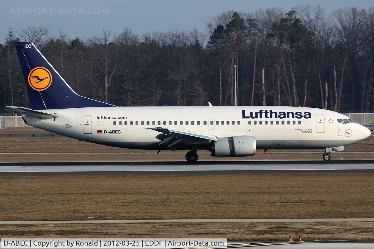 D-ABEC, 1991 Boeing 737-330 C/N 25149, at fra
