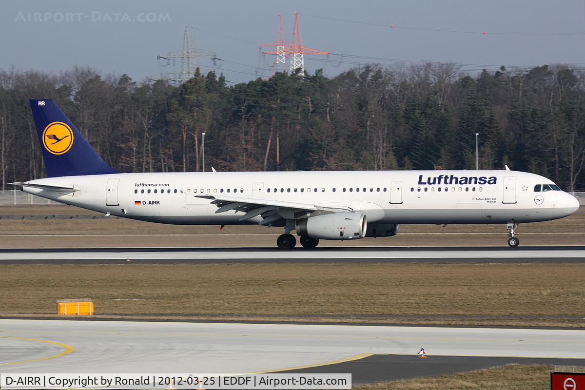 D-AIRR, 1995 Airbus A321-131 C/N 0567, at fra