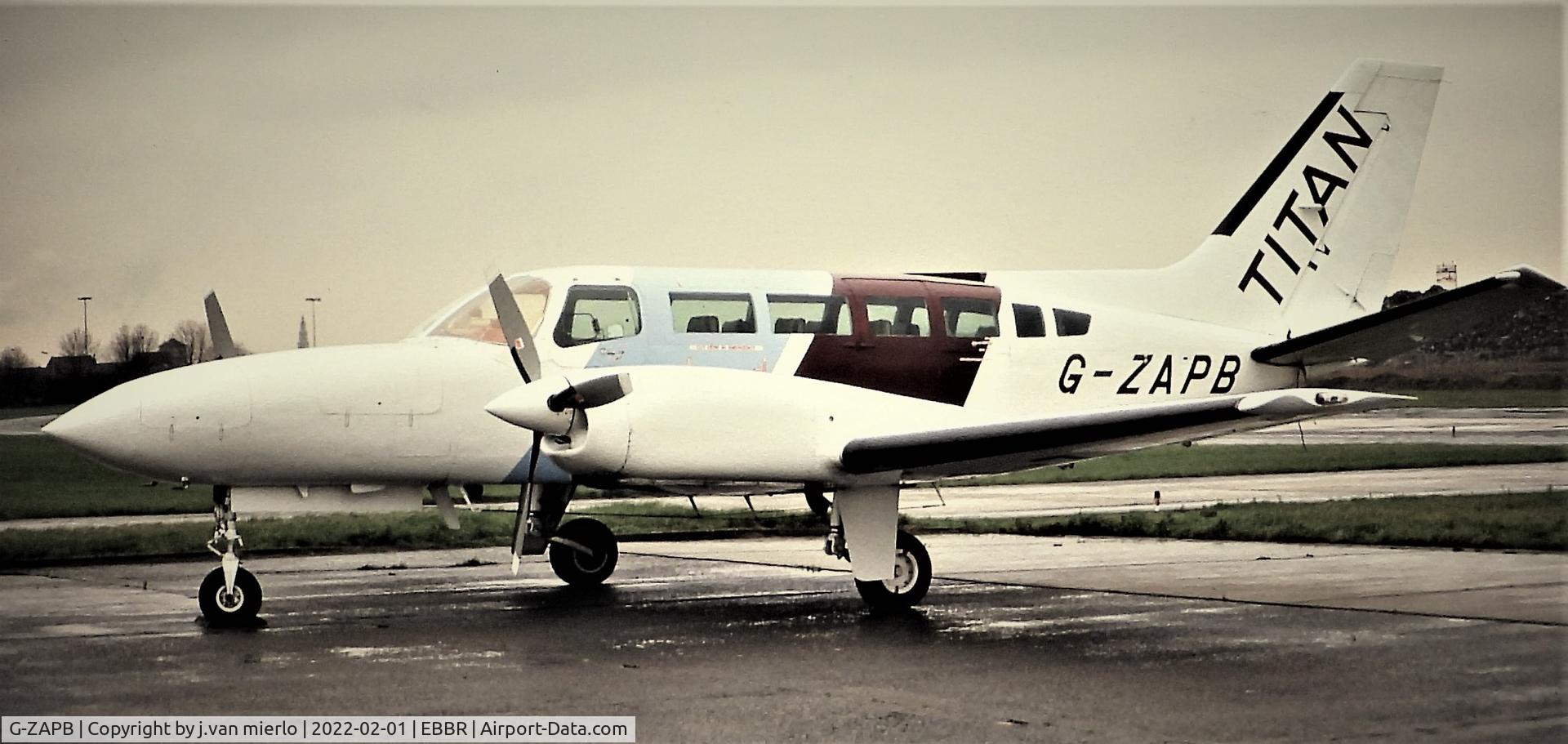 G-ZAPB, 1977 Cessna 404 Titan C/N 404-0048, Slide scan