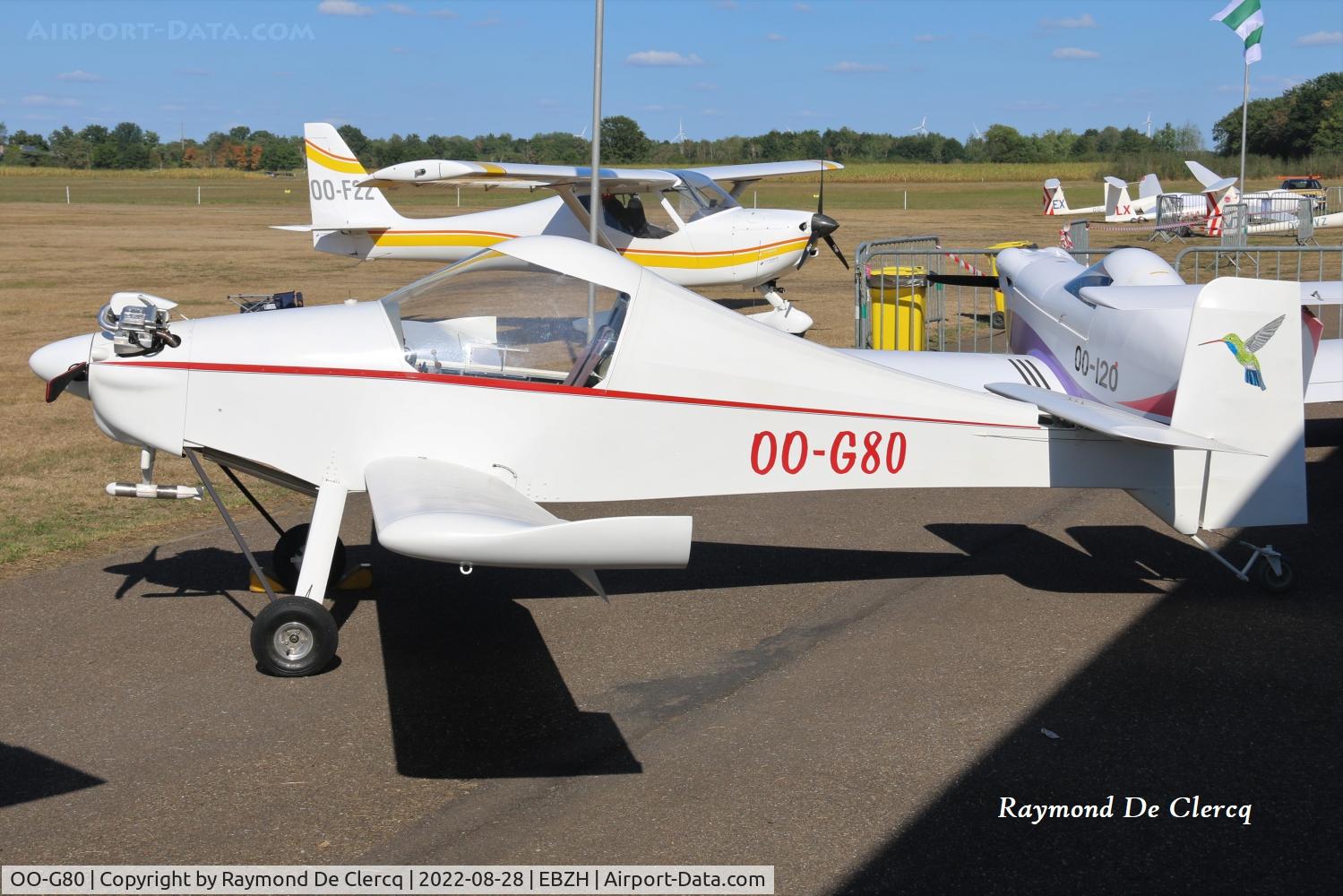 OO-G80, 2011 Colomban MC-30 Luciole C/N 148, At Aero Kiewit open day.