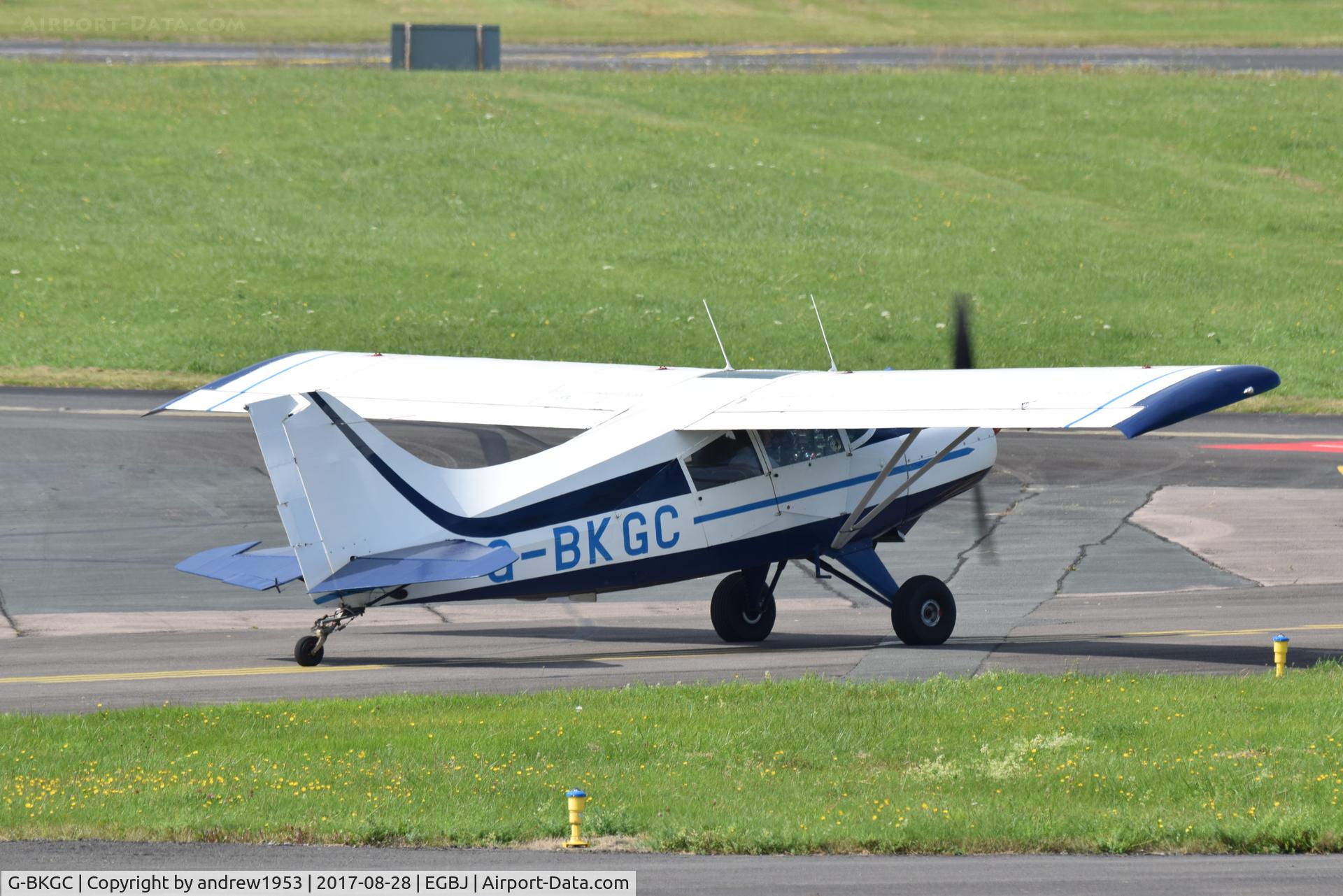 G-BKGC, 1982 Maule M-6-235 Super Rocket C/N 7413C, G-BKGC at Gloucestershire Airport.