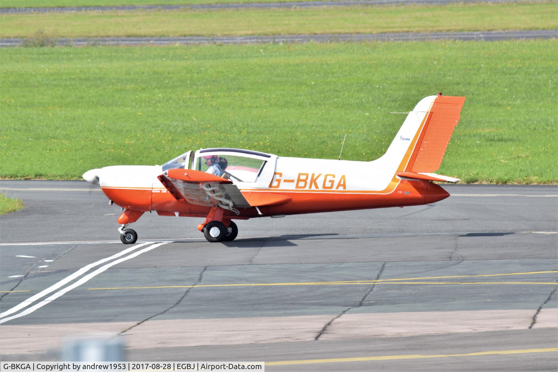 G-BKGA, 1979 Socata MS-892E Rallye 150GT C/N 13287, G-BKGA at Gloucestershire Airport.