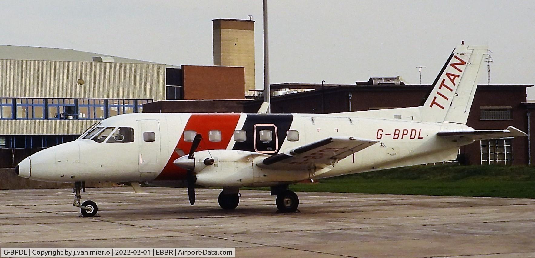 G-BPDL, 1981 Embraer EMB-110P1 Bandeirante C/N 110391, Slide scan
