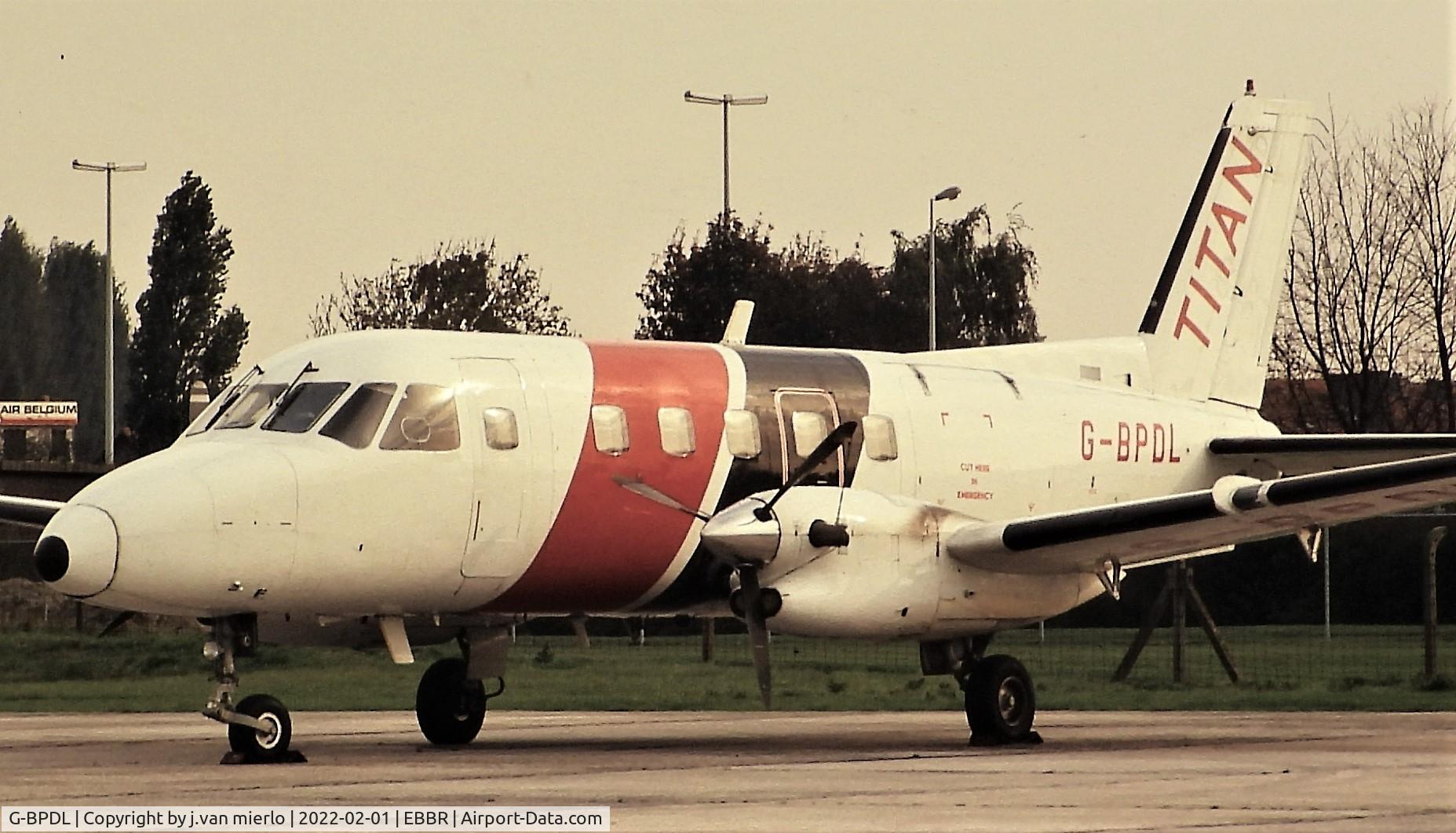 G-BPDL, 1981 Embraer EMB-110P1 Bandeirante C/N 110391, Slide scan