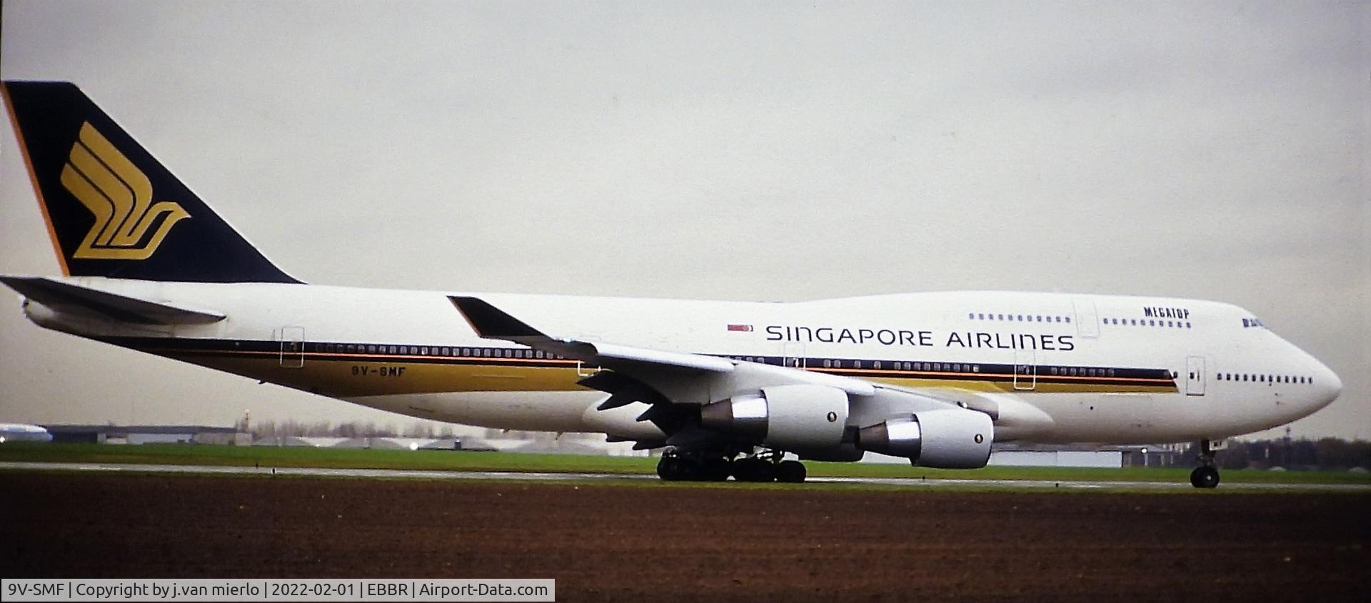 9V-SMF, 1990 Boeing 747-412 C/N 24066, Slide scan