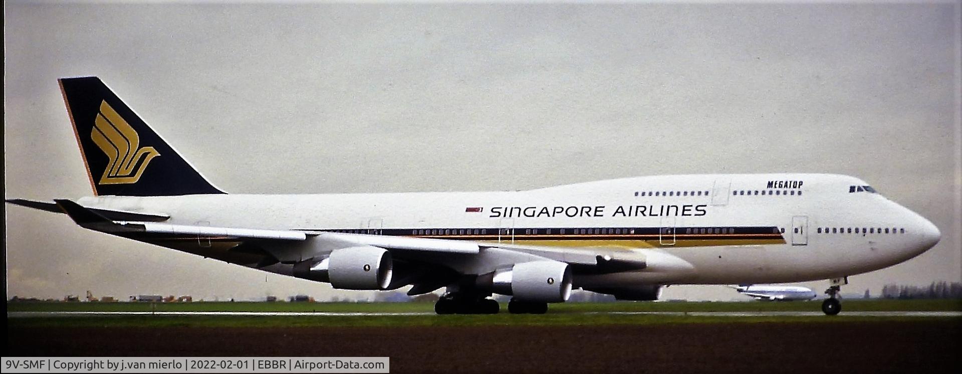 9V-SMF, 1990 Boeing 747-412 C/N 24066, Slide scan