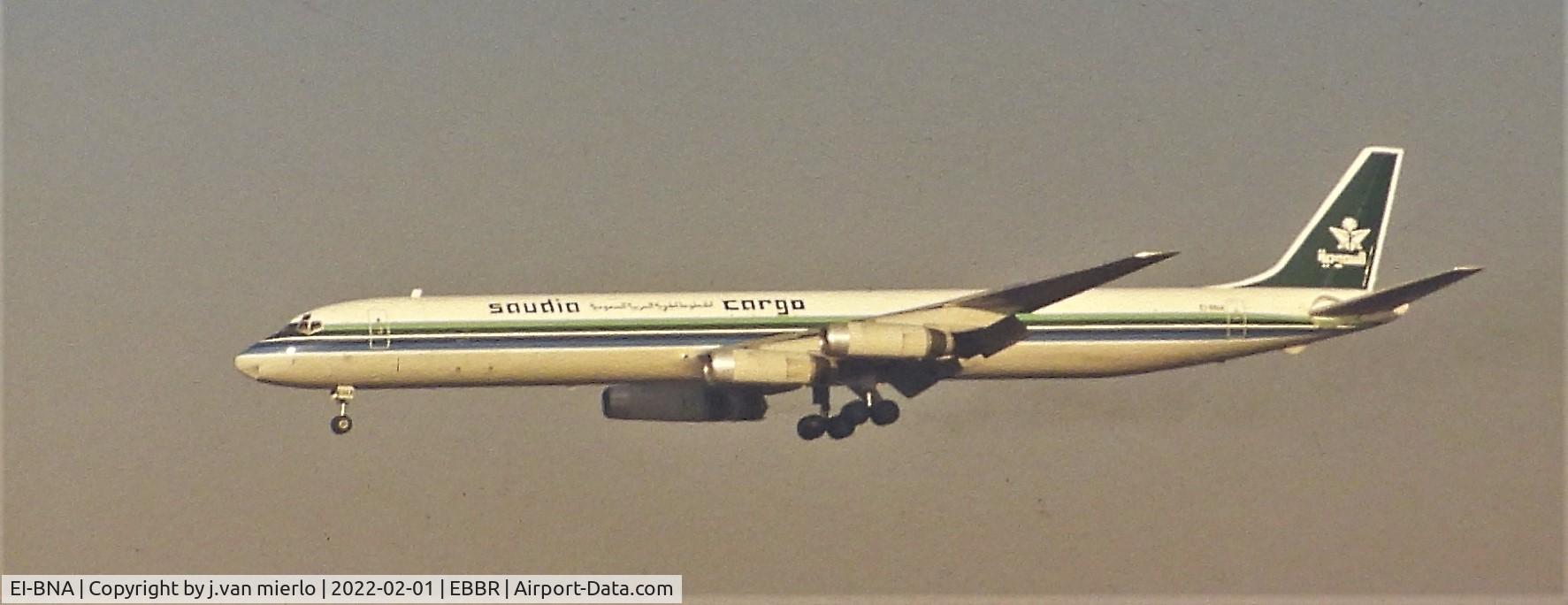 EI-BNA, 1968 Douglas DC-8-63F C/N 45989, Slide scan