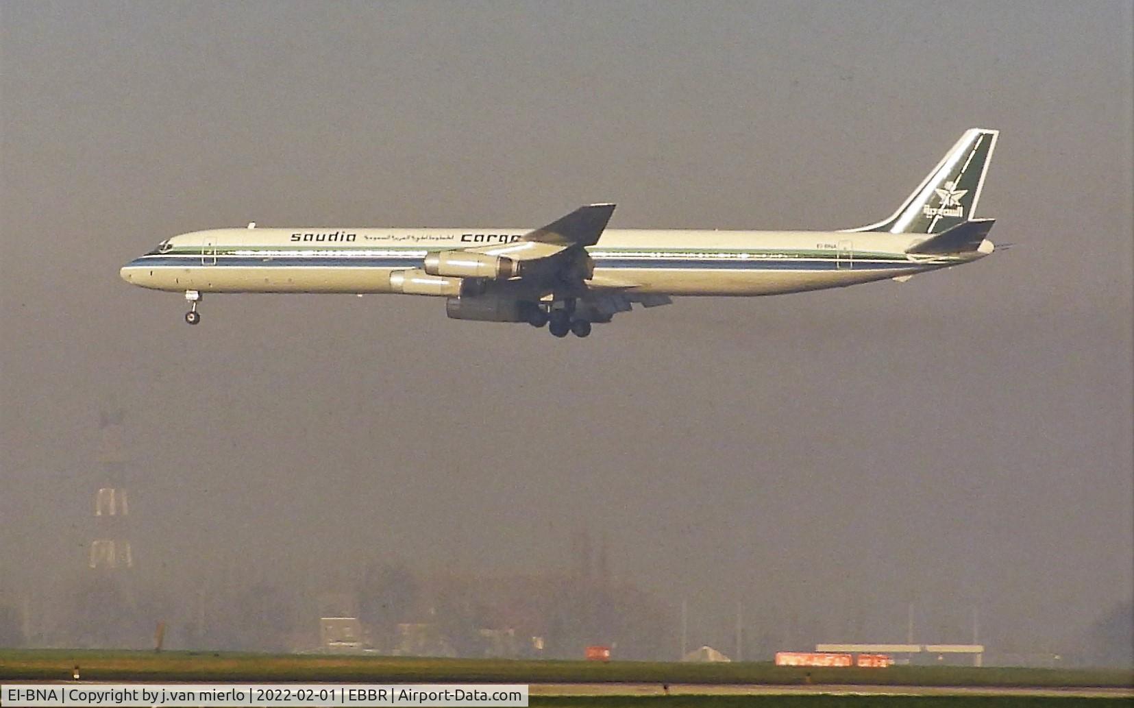 EI-BNA, 1968 Douglas DC-8-63F C/N 45989, Slide scan