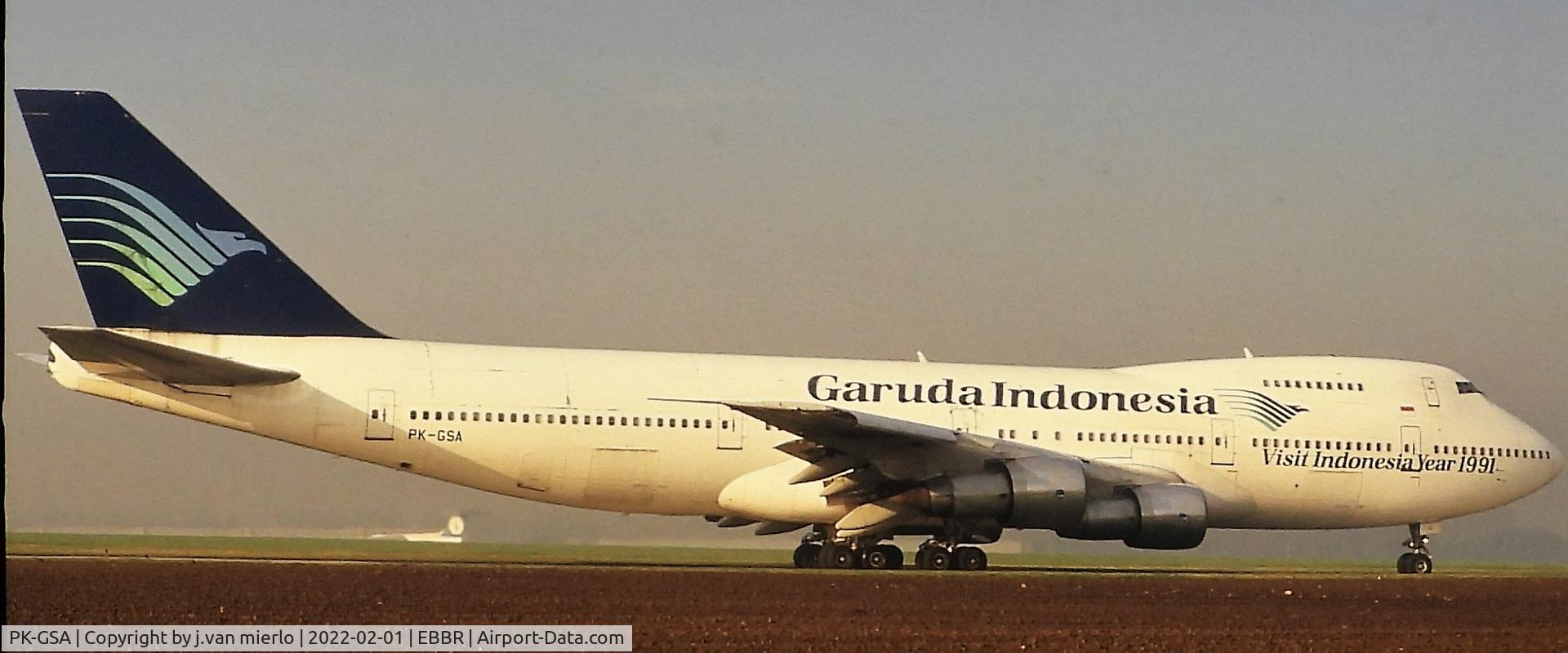 PK-GSA, 1980 Boeing 747-2U3B C/N 22246, Slide scan