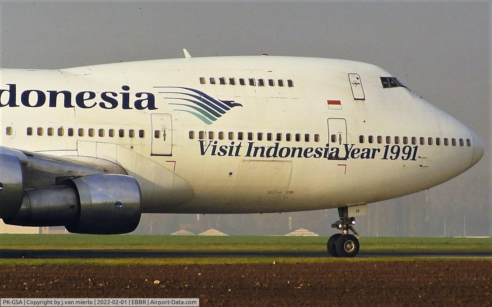 PK-GSA, 1980 Boeing 747-2U3B C/N 22246, Slide scan