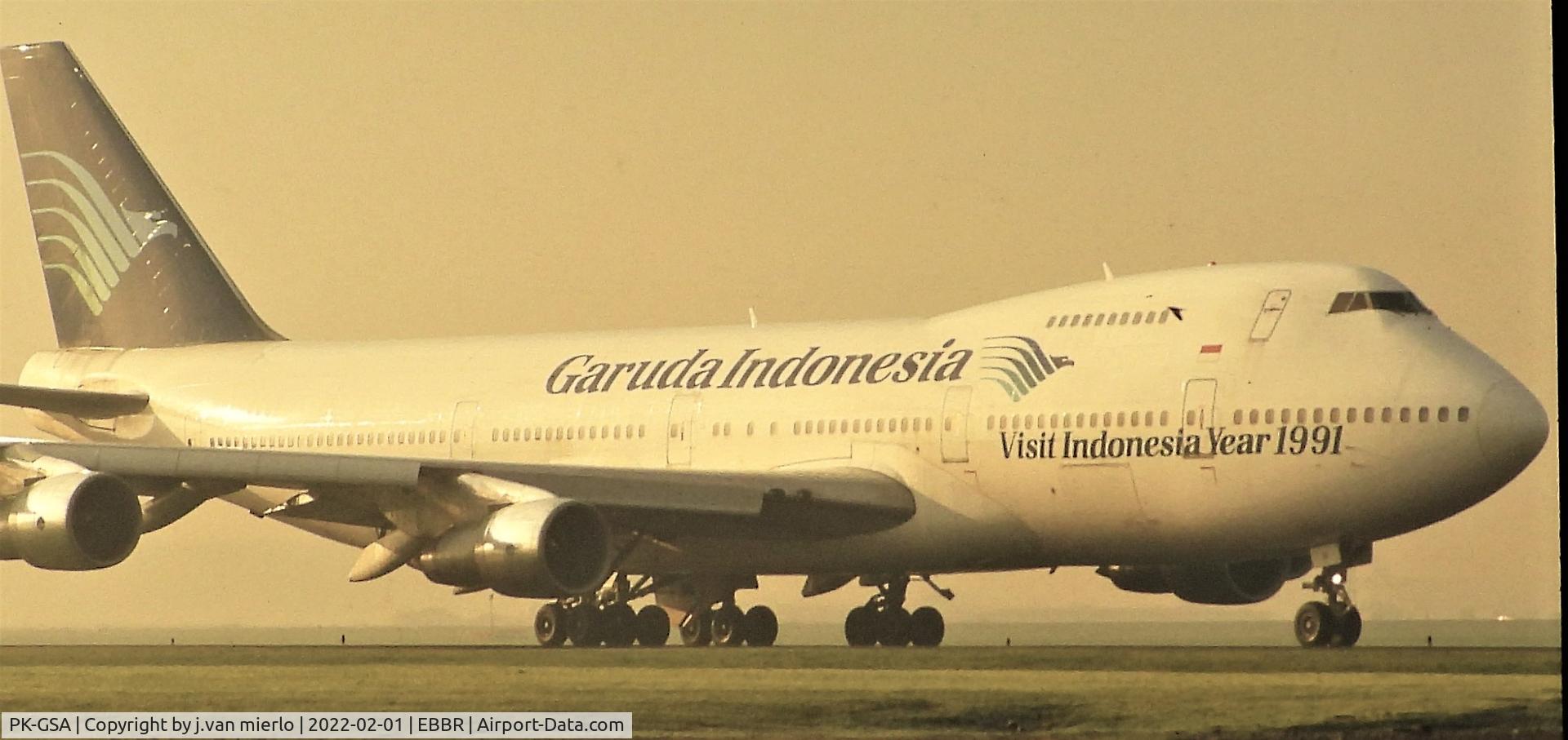 PK-GSA, 1980 Boeing 747-2U3B C/N 22246, Slide scan
