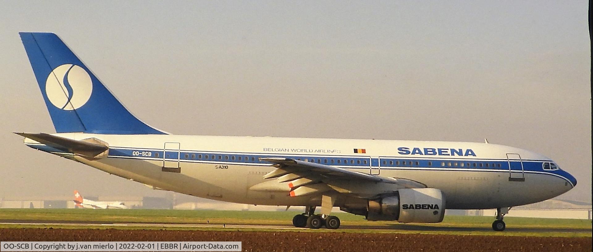 OO-SCB, 1984 Airbus A310-222 C/N 313, Slide scan