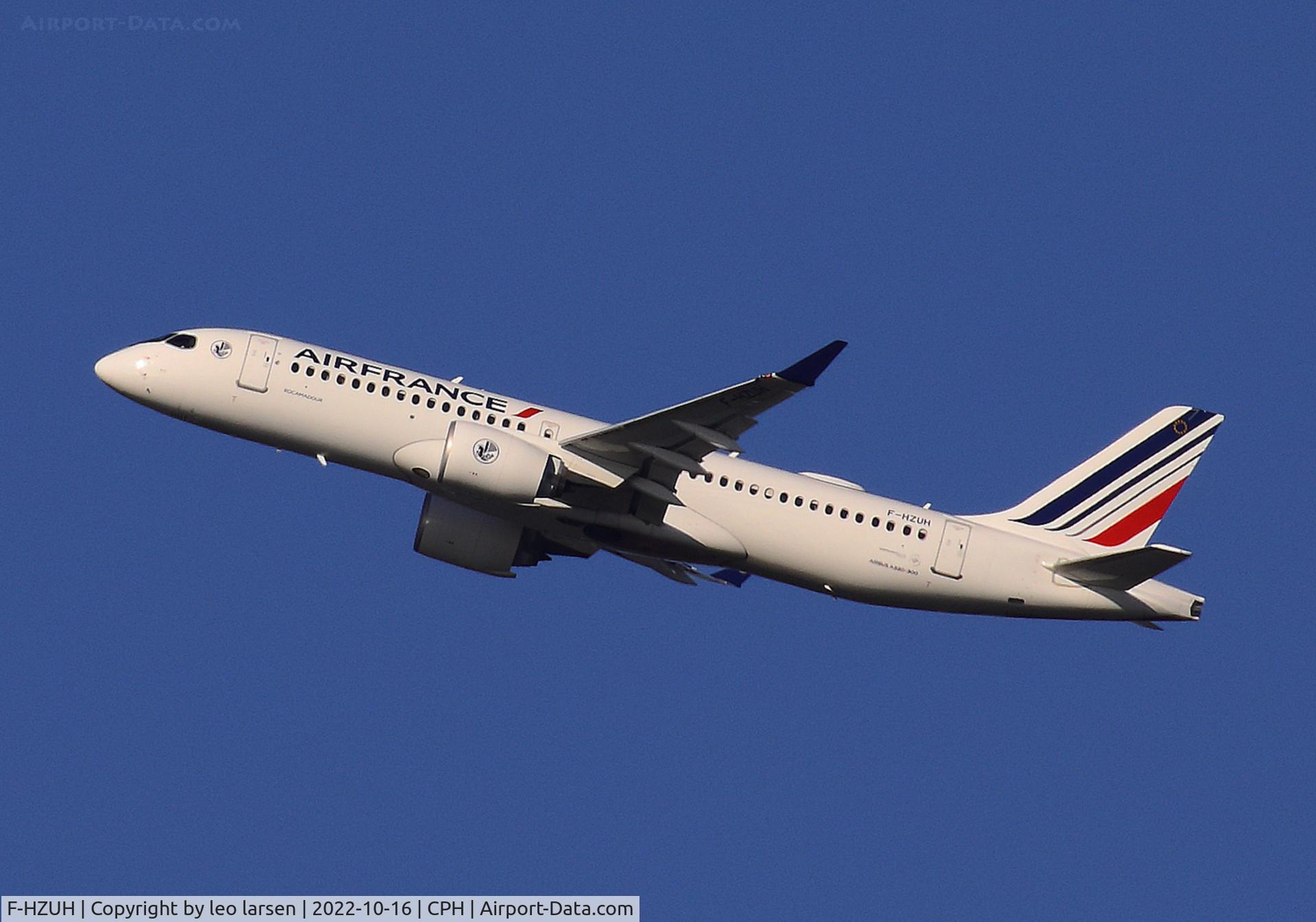 F-HZUH, 2022 Airbus A220-300 C/N 55157, Copenhagen 16.10.2022
