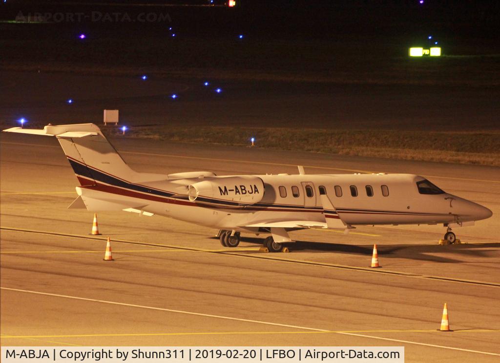M-ABJA, 2012 Learjet 45 C/N 454, Night stop...